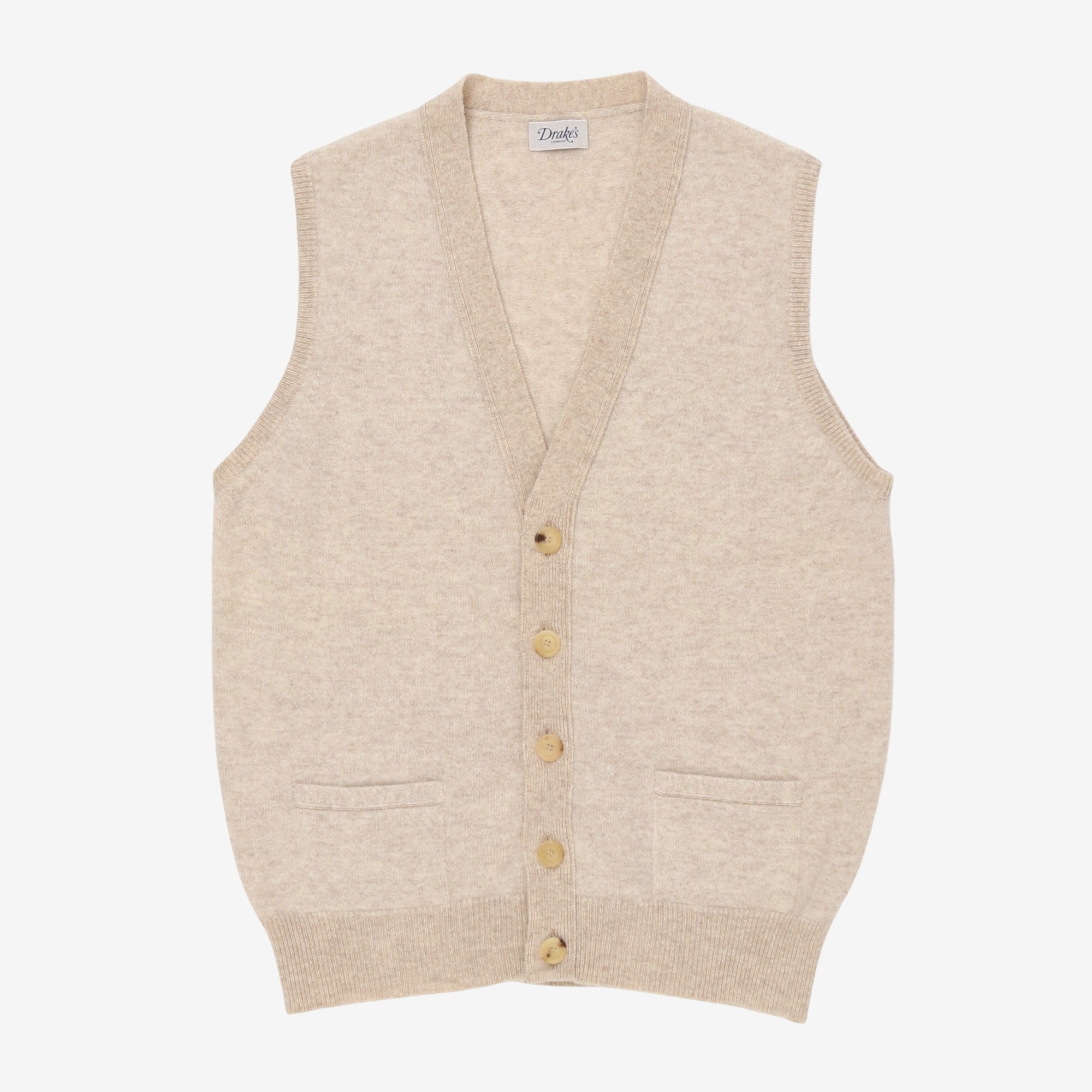 Sleeveless Knit Cardigan