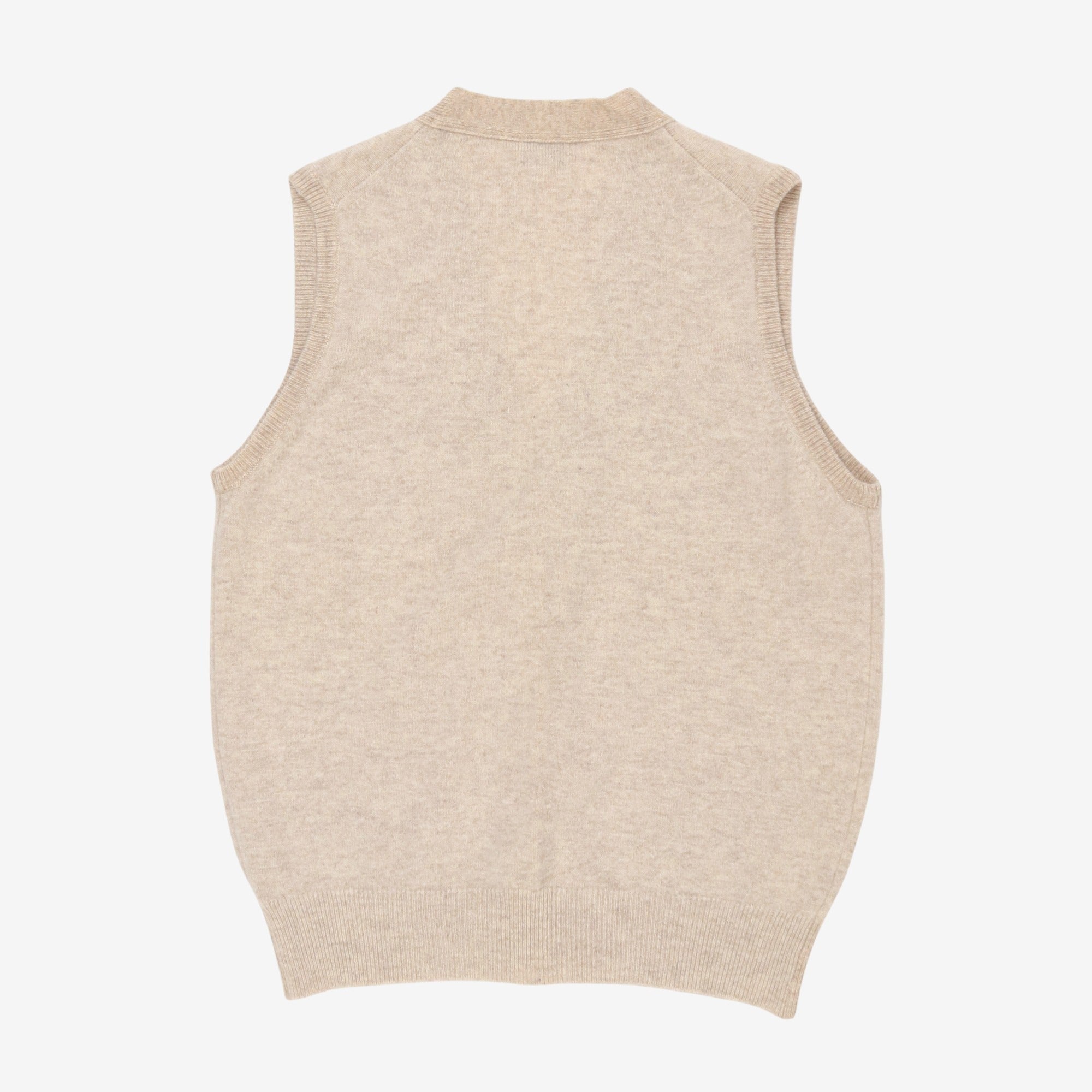 Sleeveless Knit Cardigan