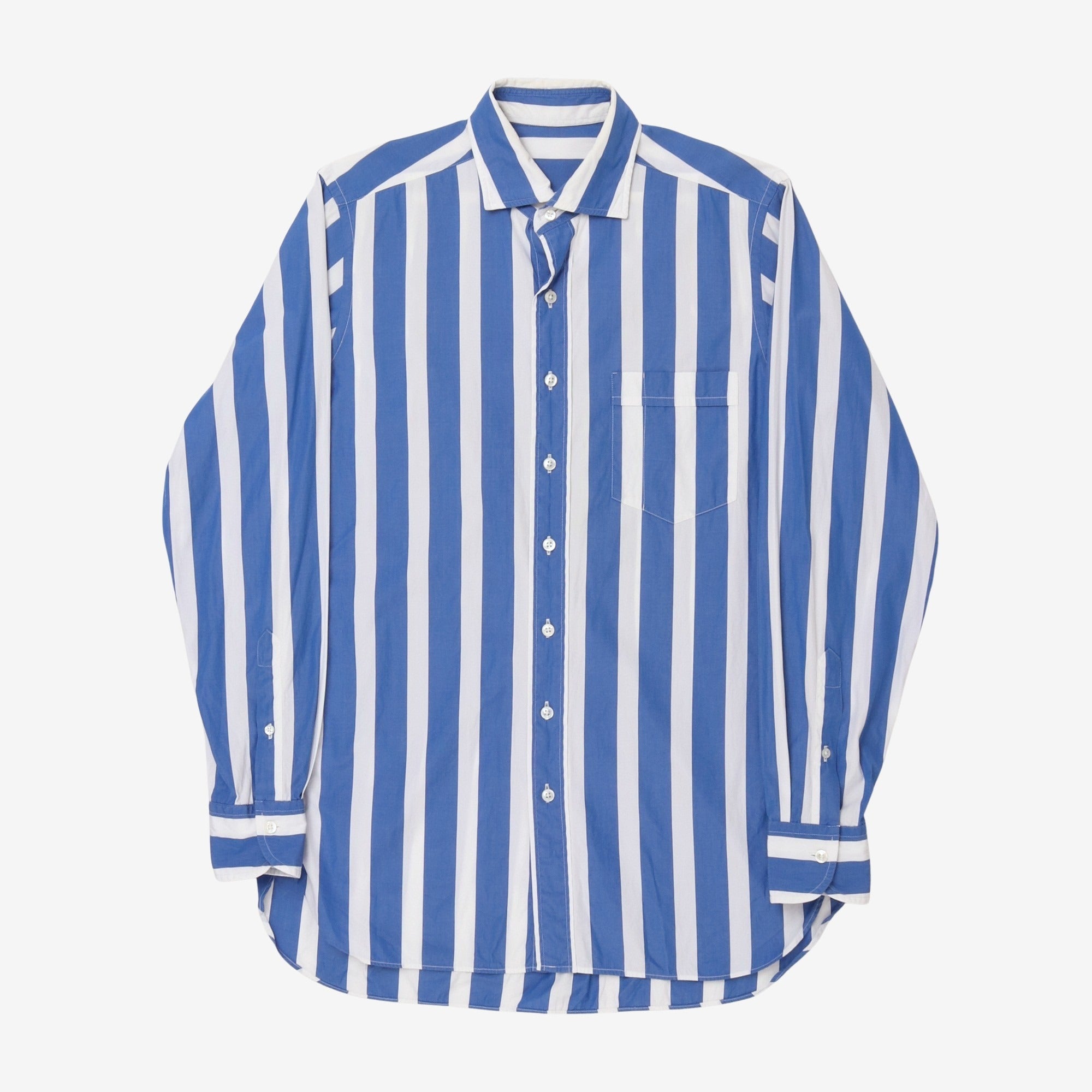 Striped Cotton Poplin Shirt