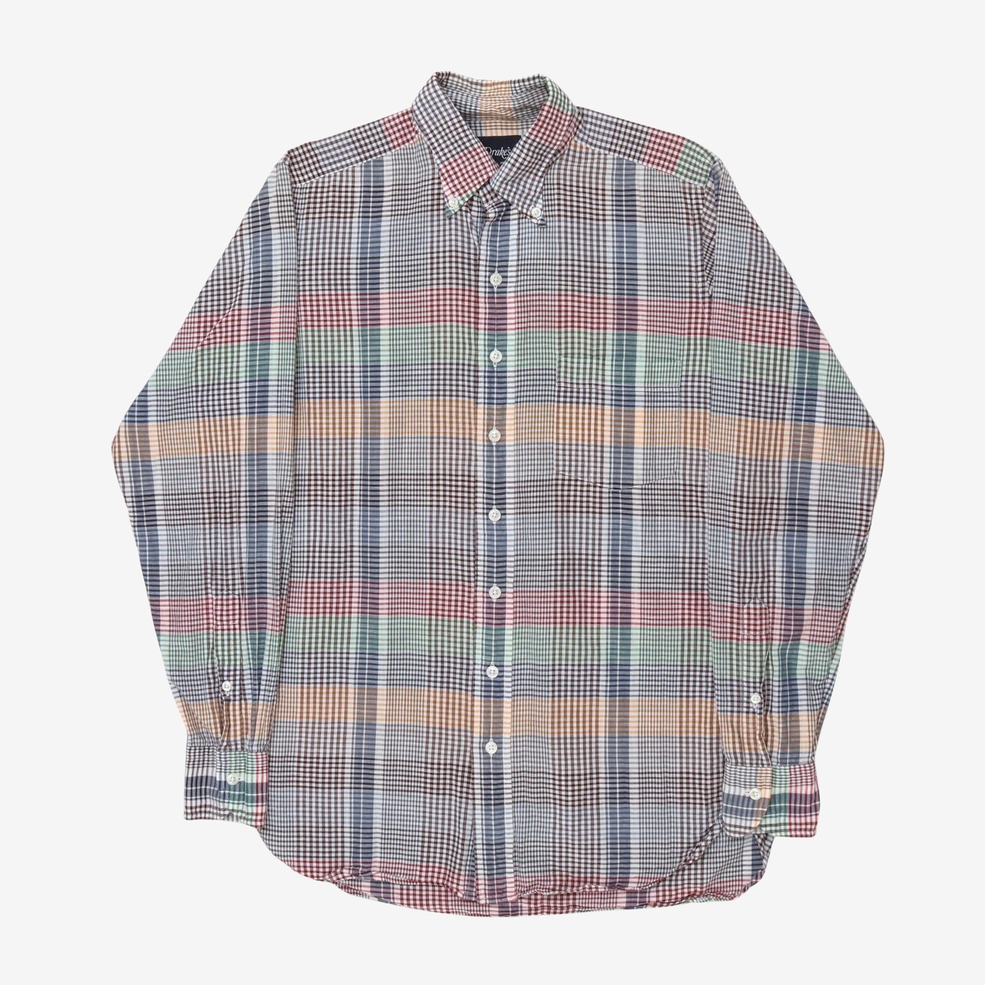 Single Pocket BD Check Shirt