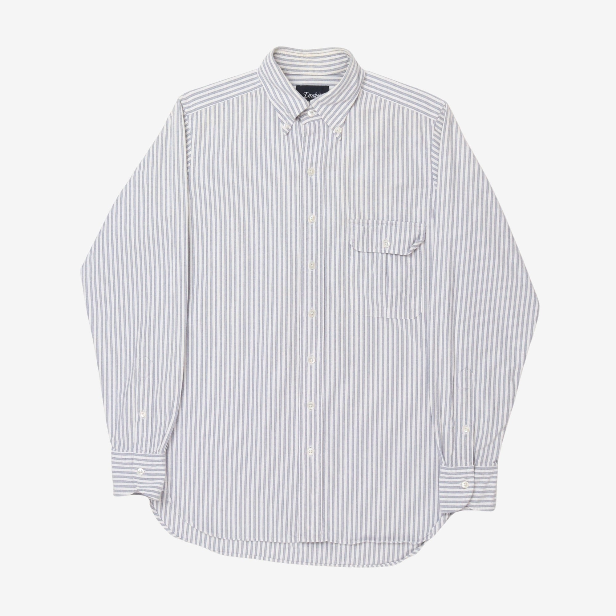 BD Single Pocket Striped Oxford Shirt