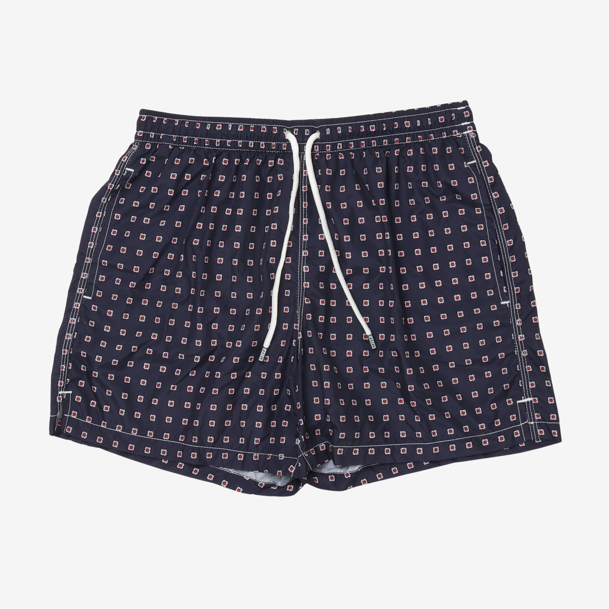 Drakes Patterned Swim Shorts