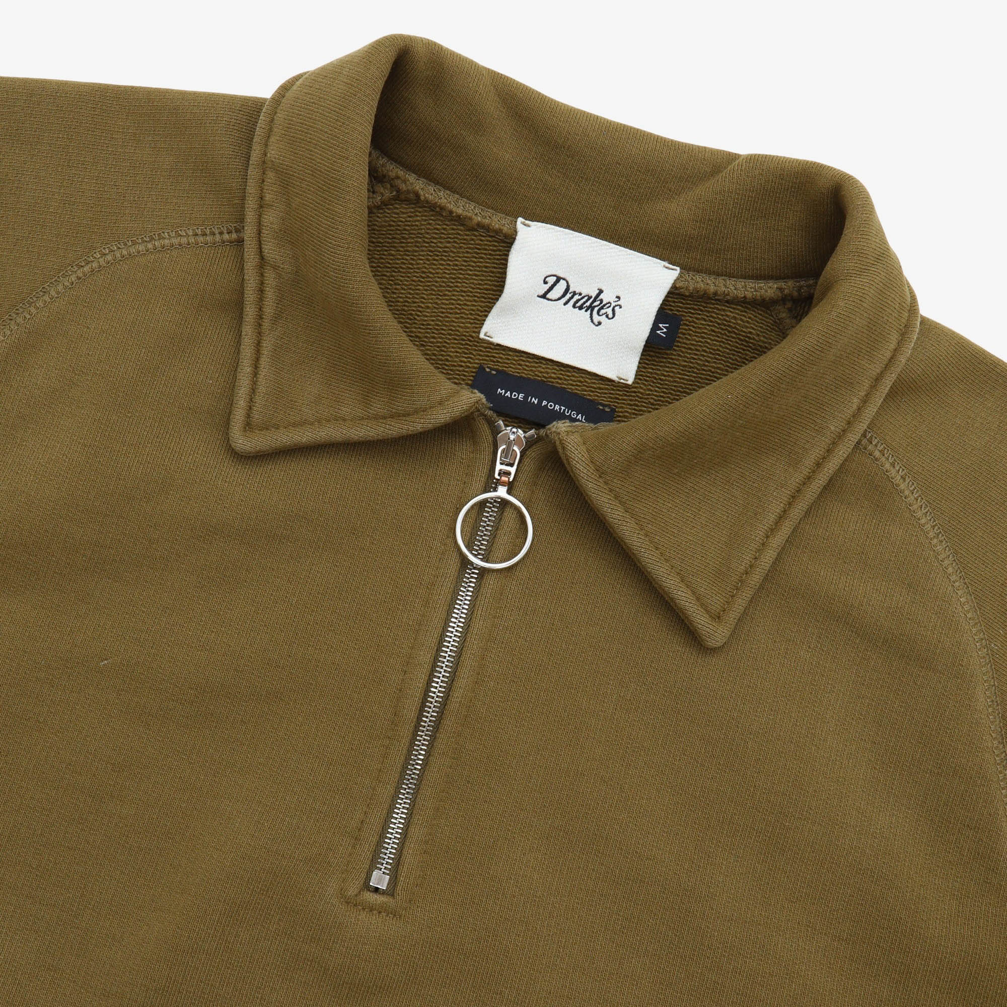 Quarter Zip Collared Sweatshirt