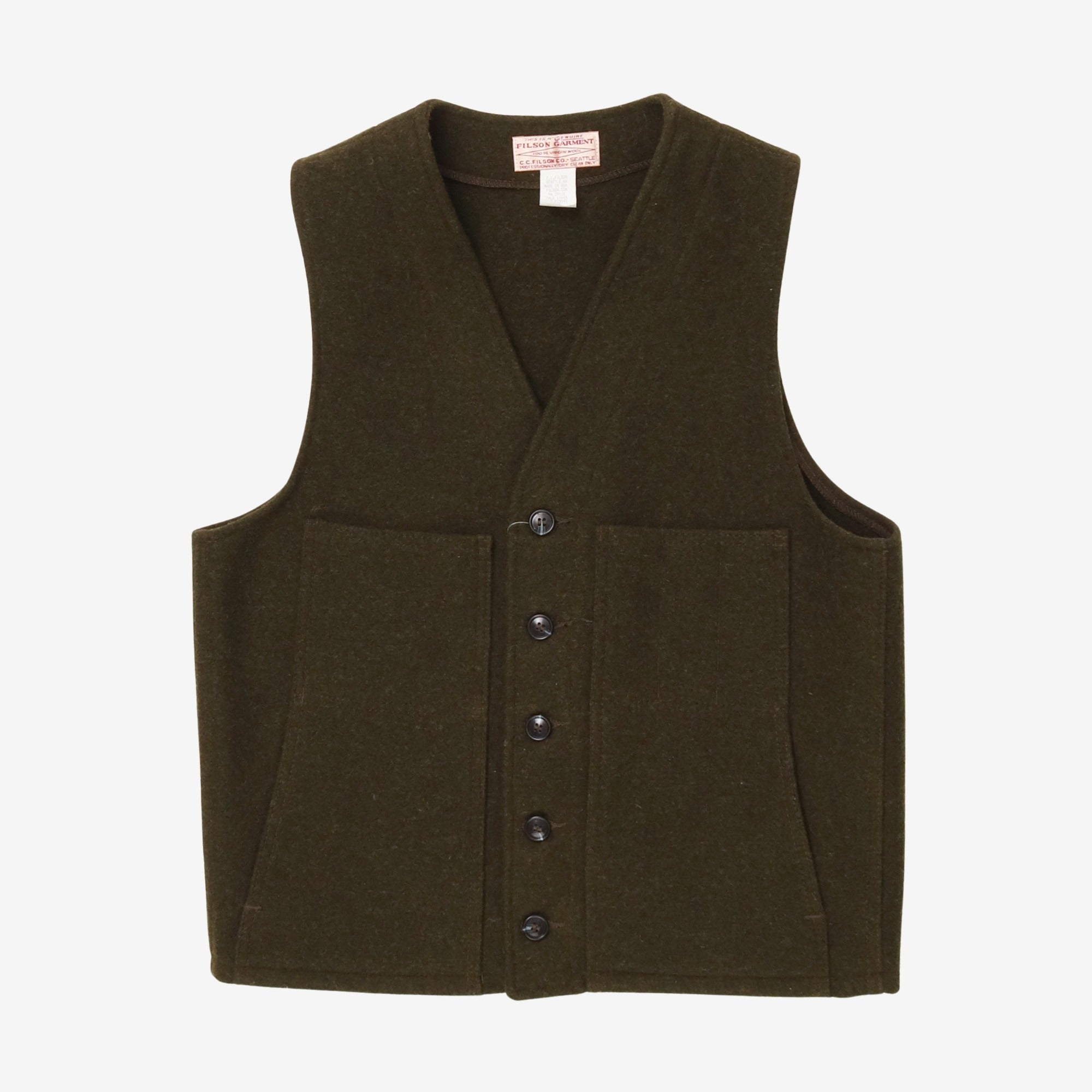Wool Mackinaw Vest