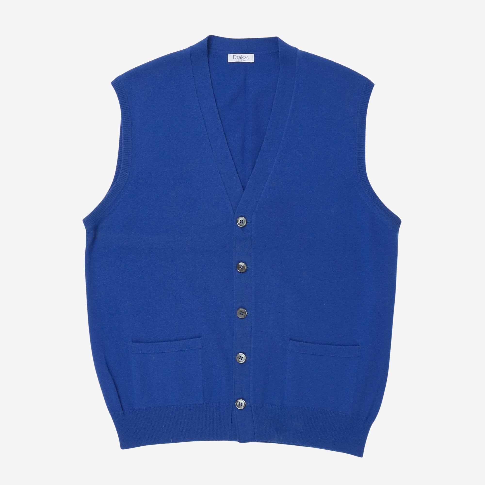 Cashmere Sleeveless Cardigan