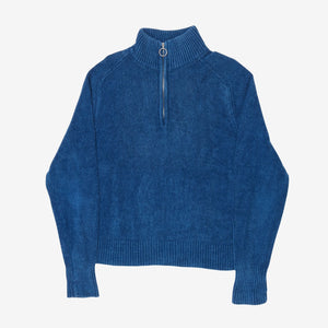 Quarter Zip Knit Sweatshirt