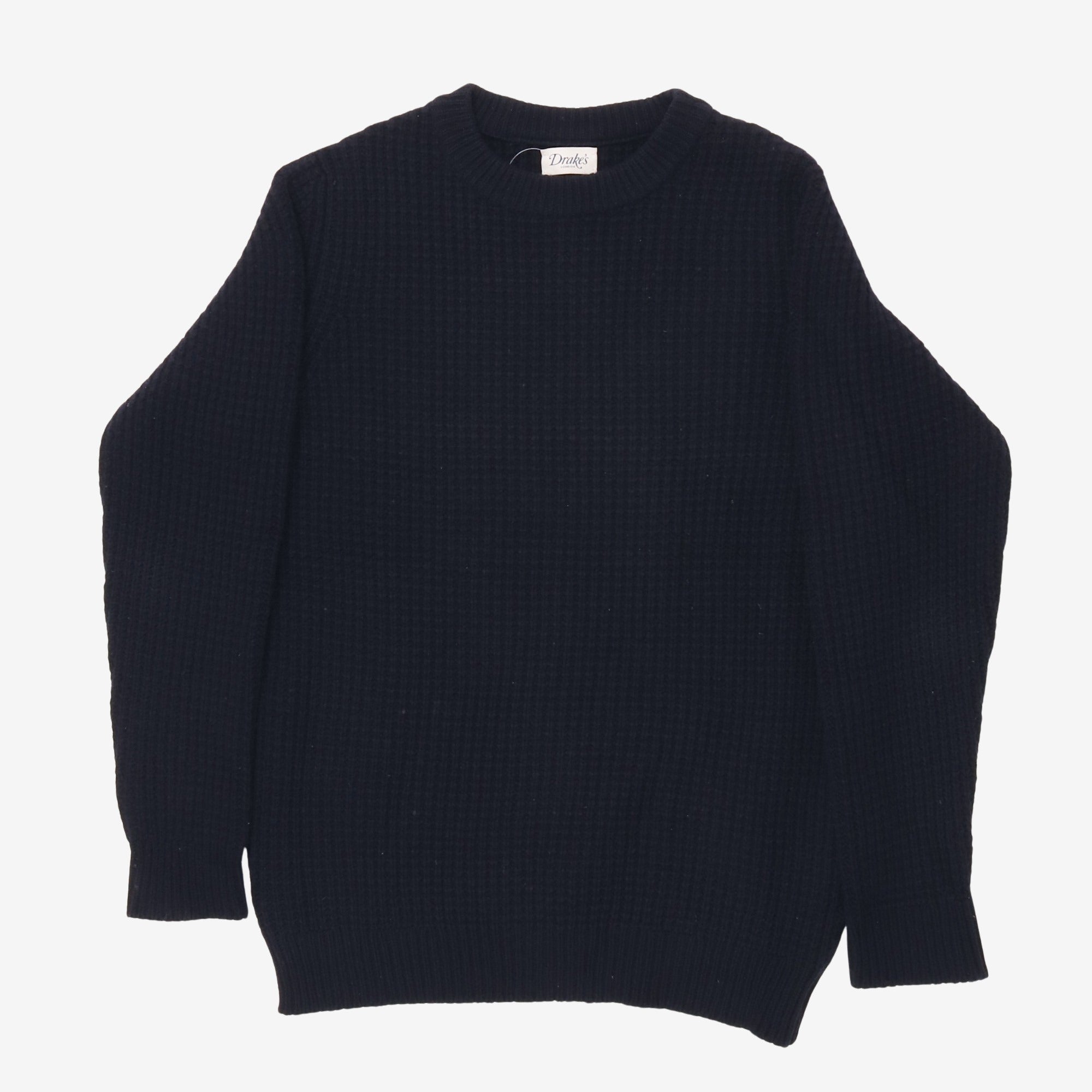 Waffleknit Wool Jumper