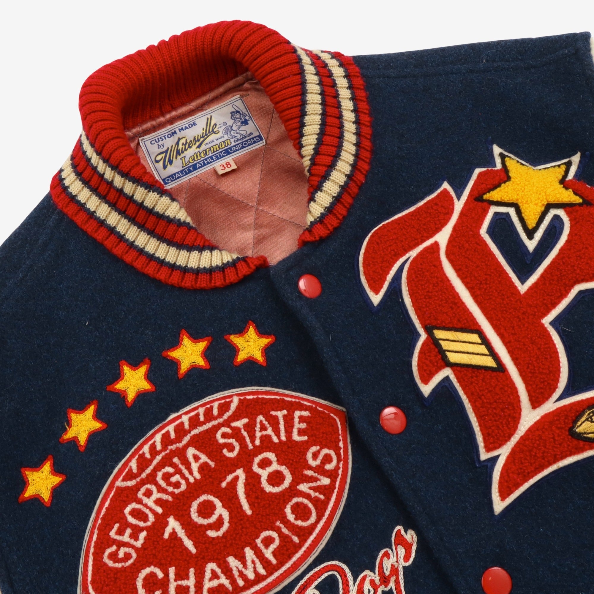 Vintage Forest Park Blue Dogs Varsity Jacket