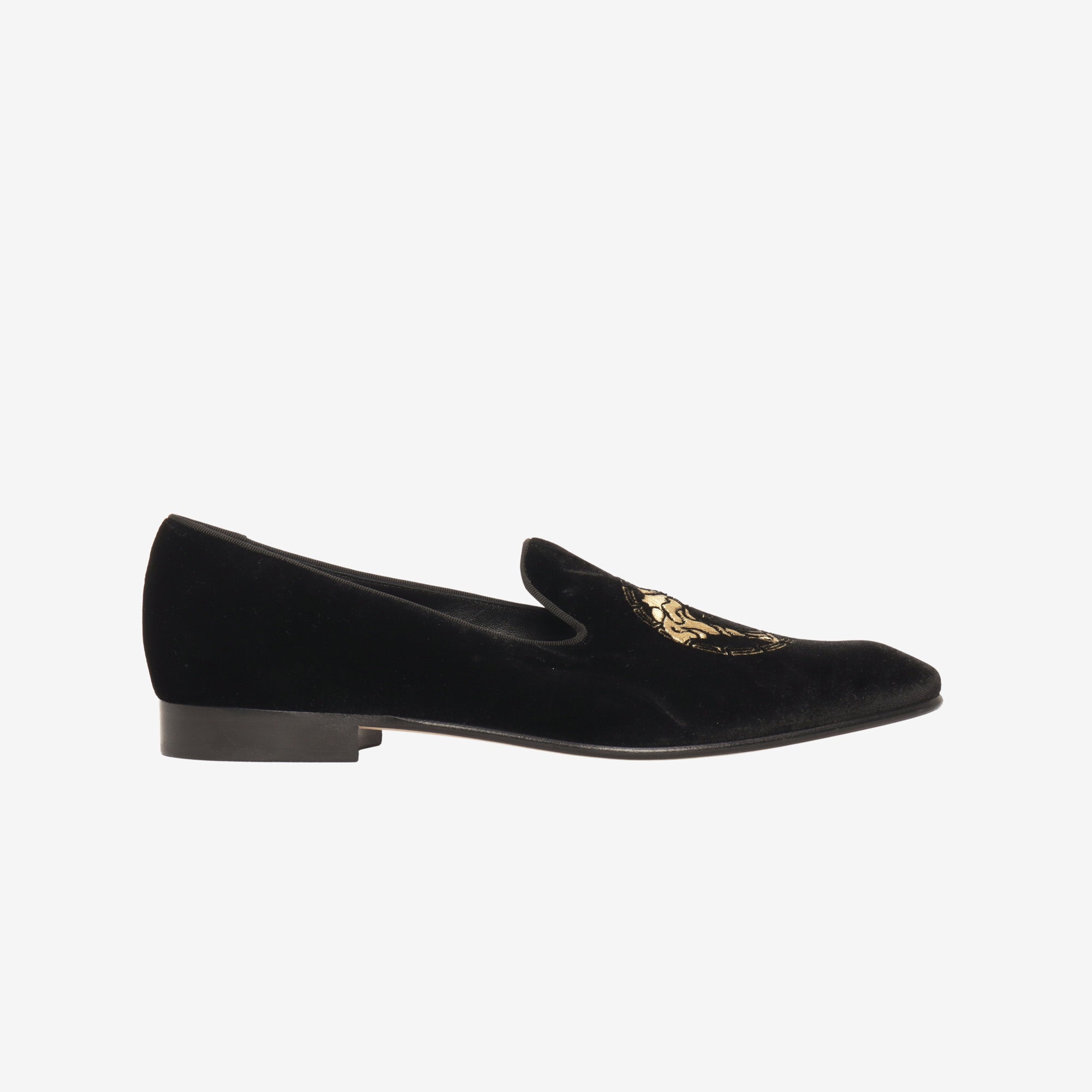 Velvet Medusa Loafers