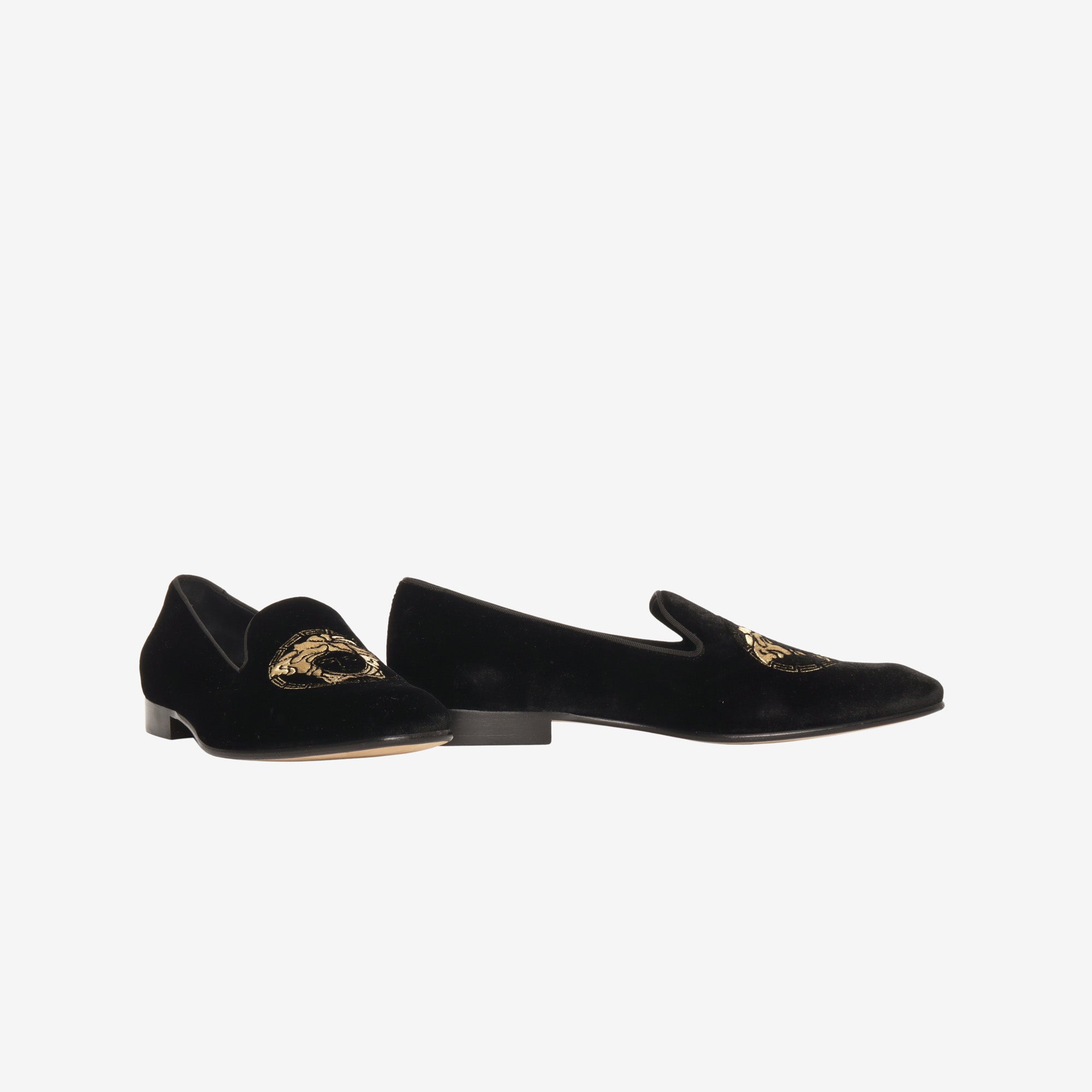 Velvet Medusa Loafers