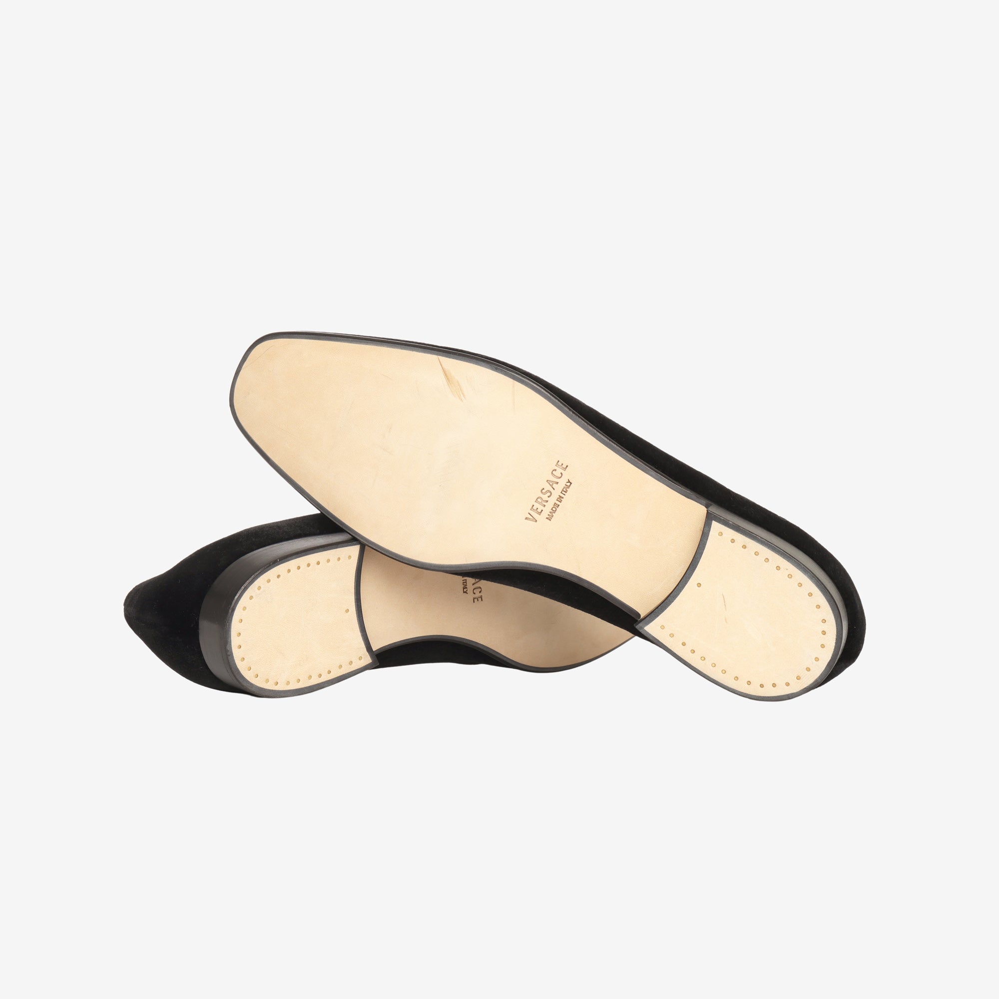 Velvet Medusa Loafers