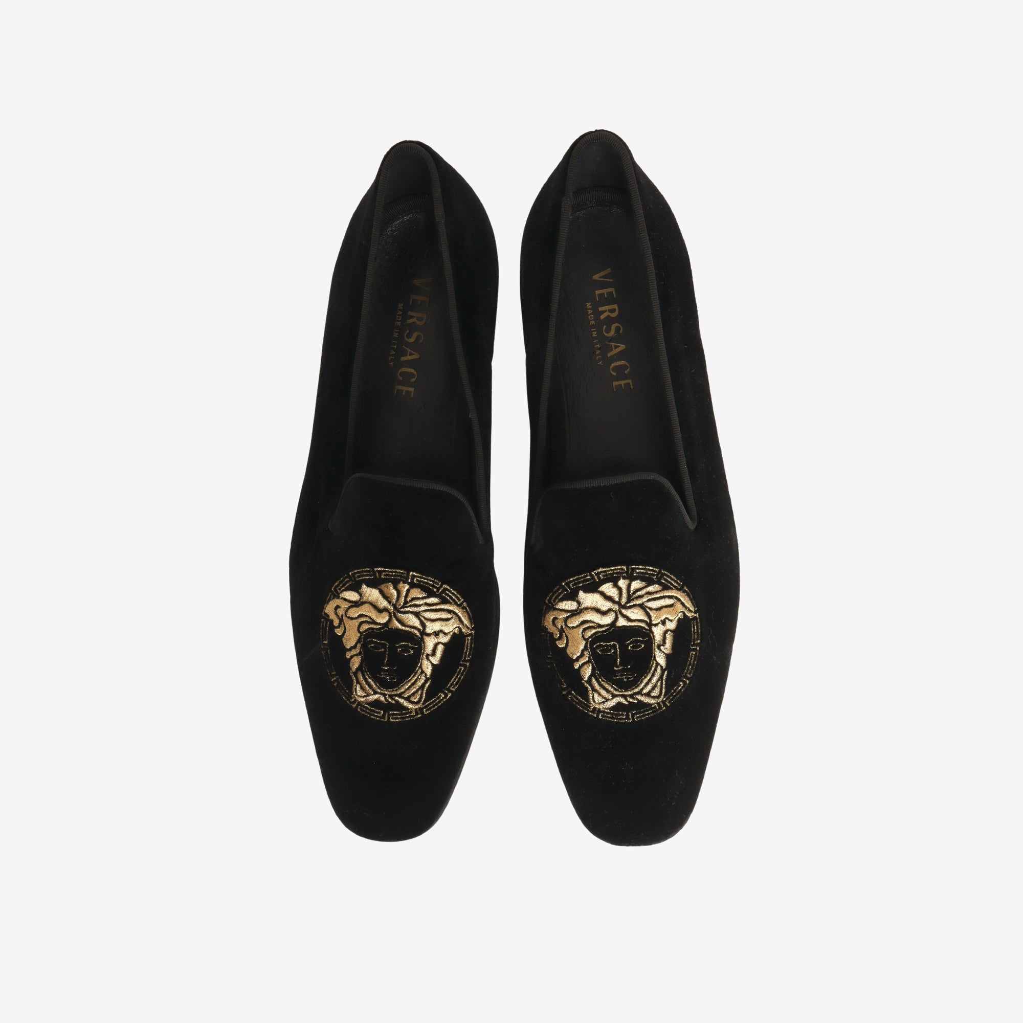 Velvet Medusa Loafers