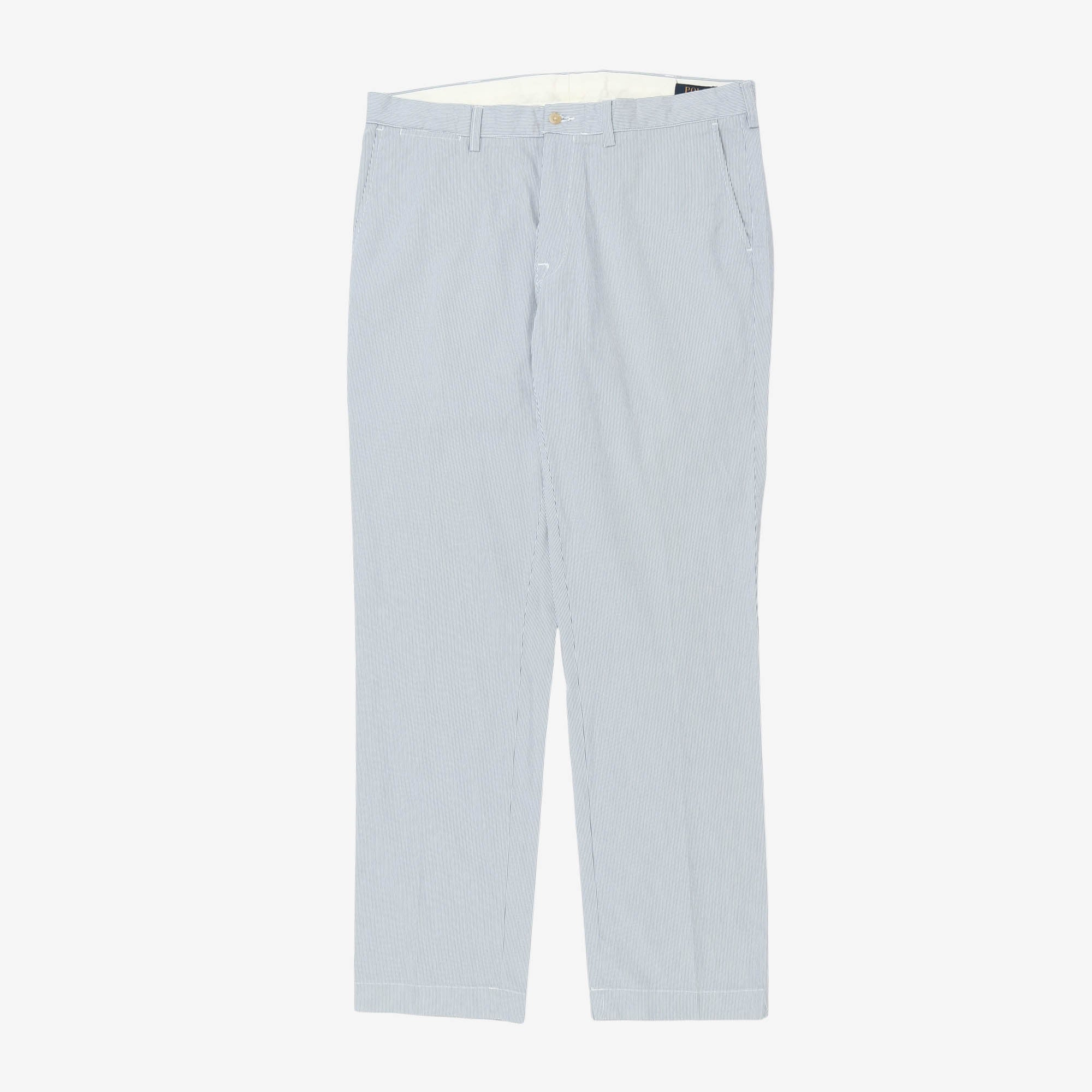 Striped Cotton Chinos