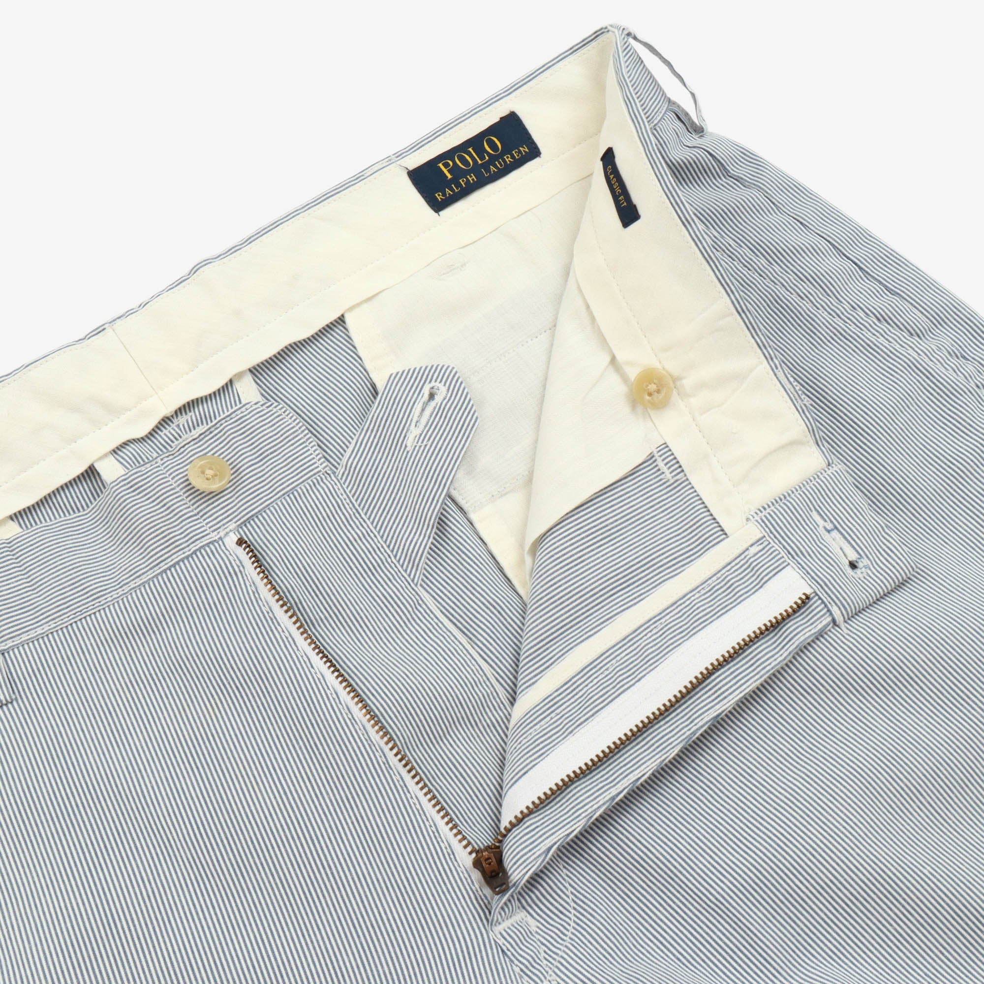 Striped Cotton Chinos