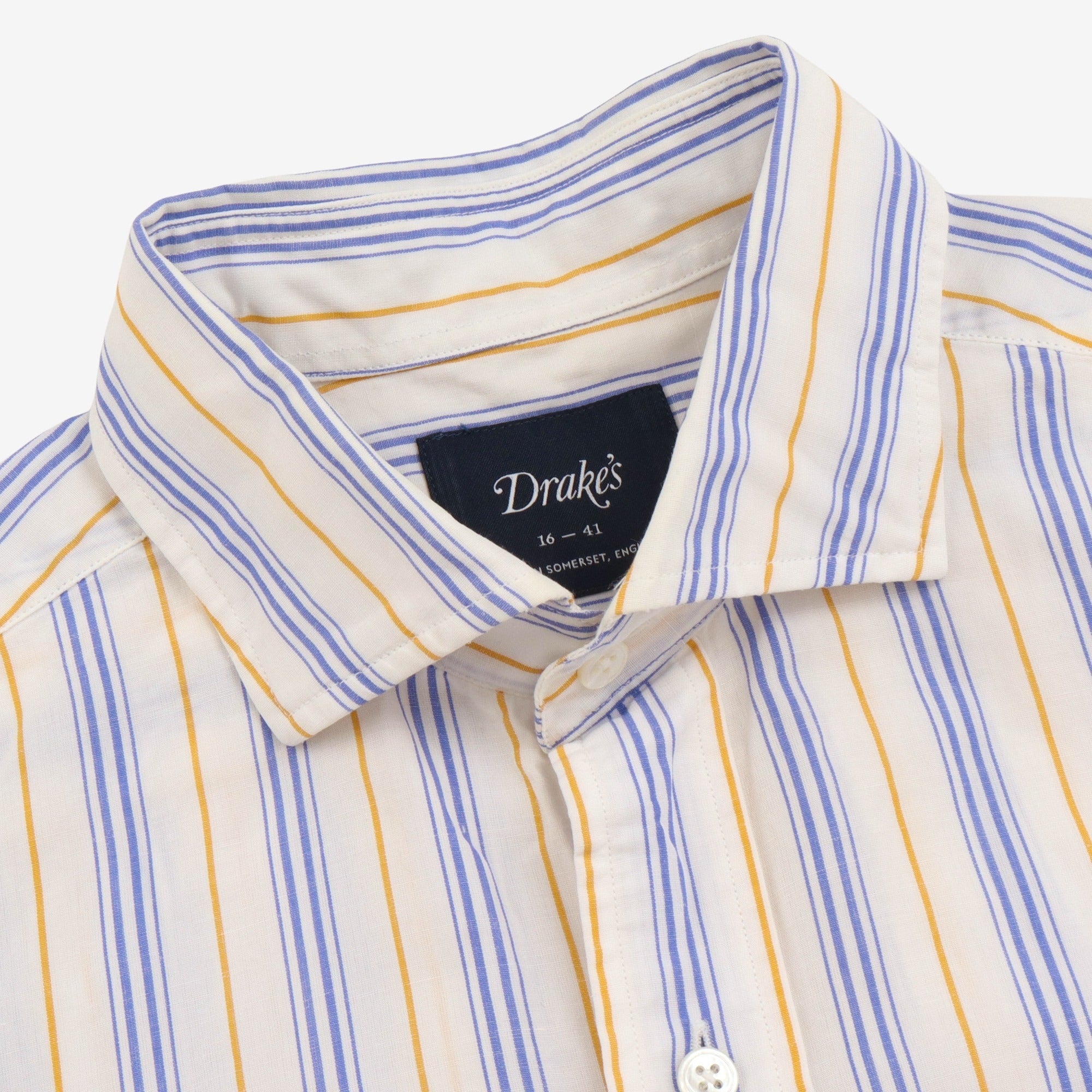 Striped Cotton Blend Shirt