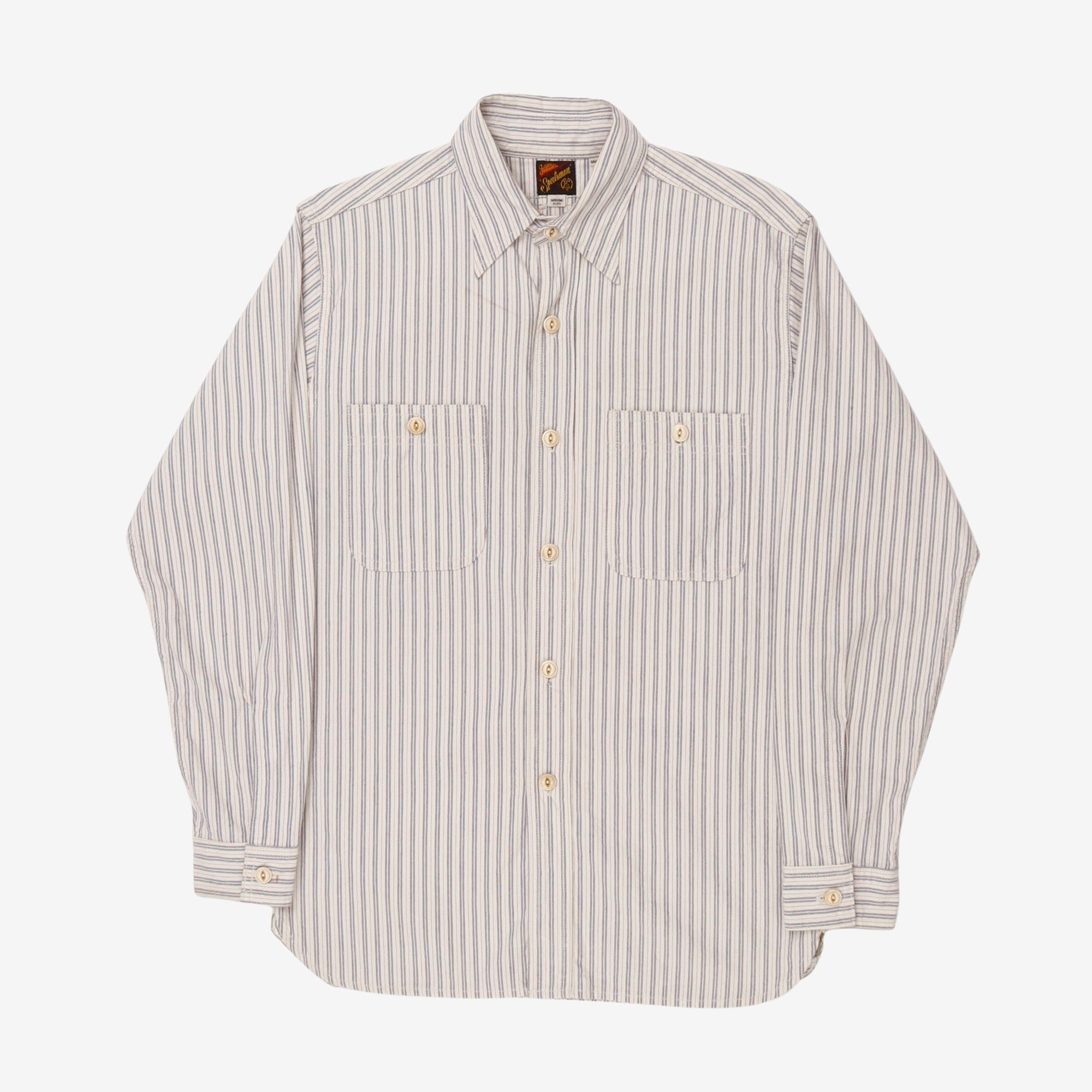 Sportsman Striped Work Shirt