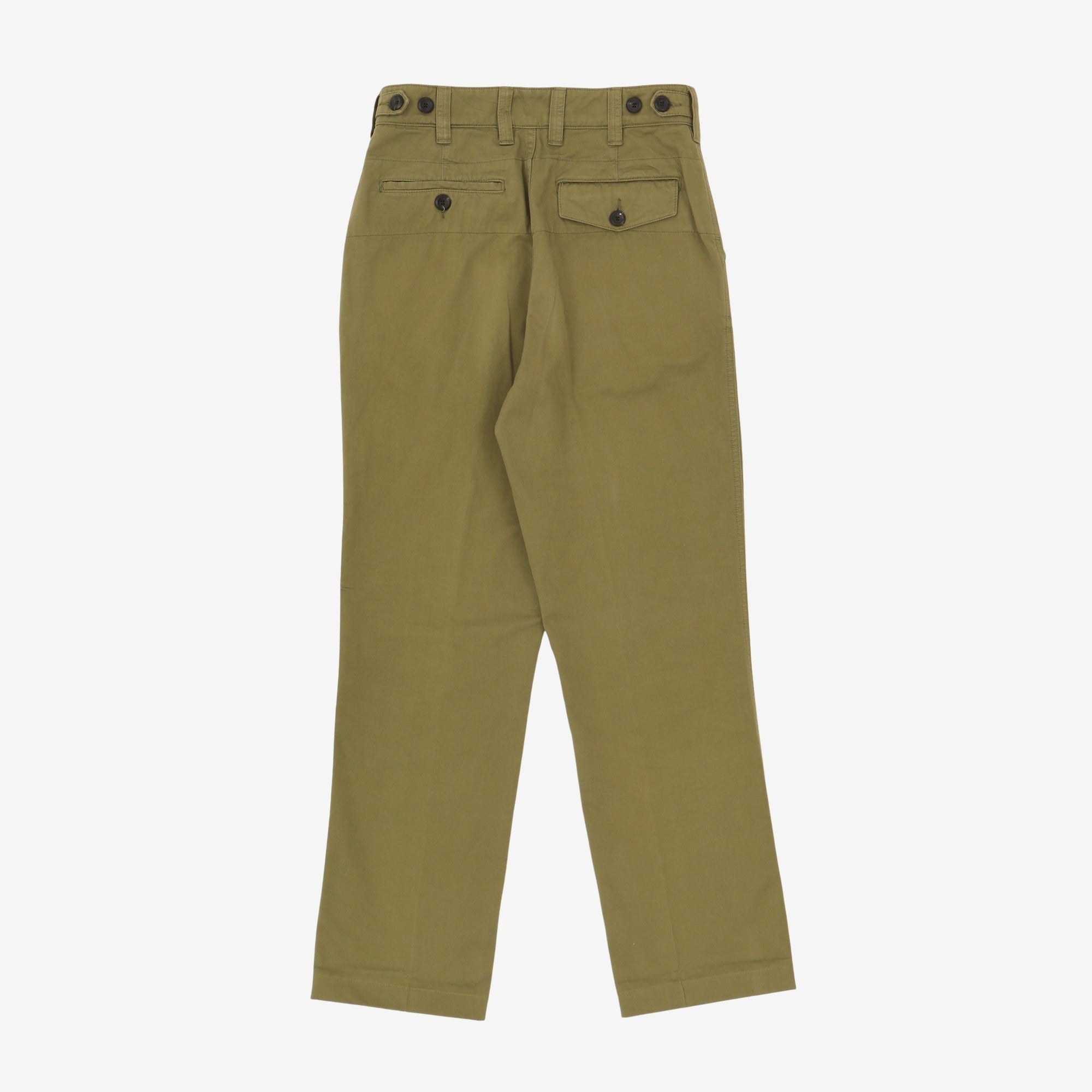 Flat Front Chinos