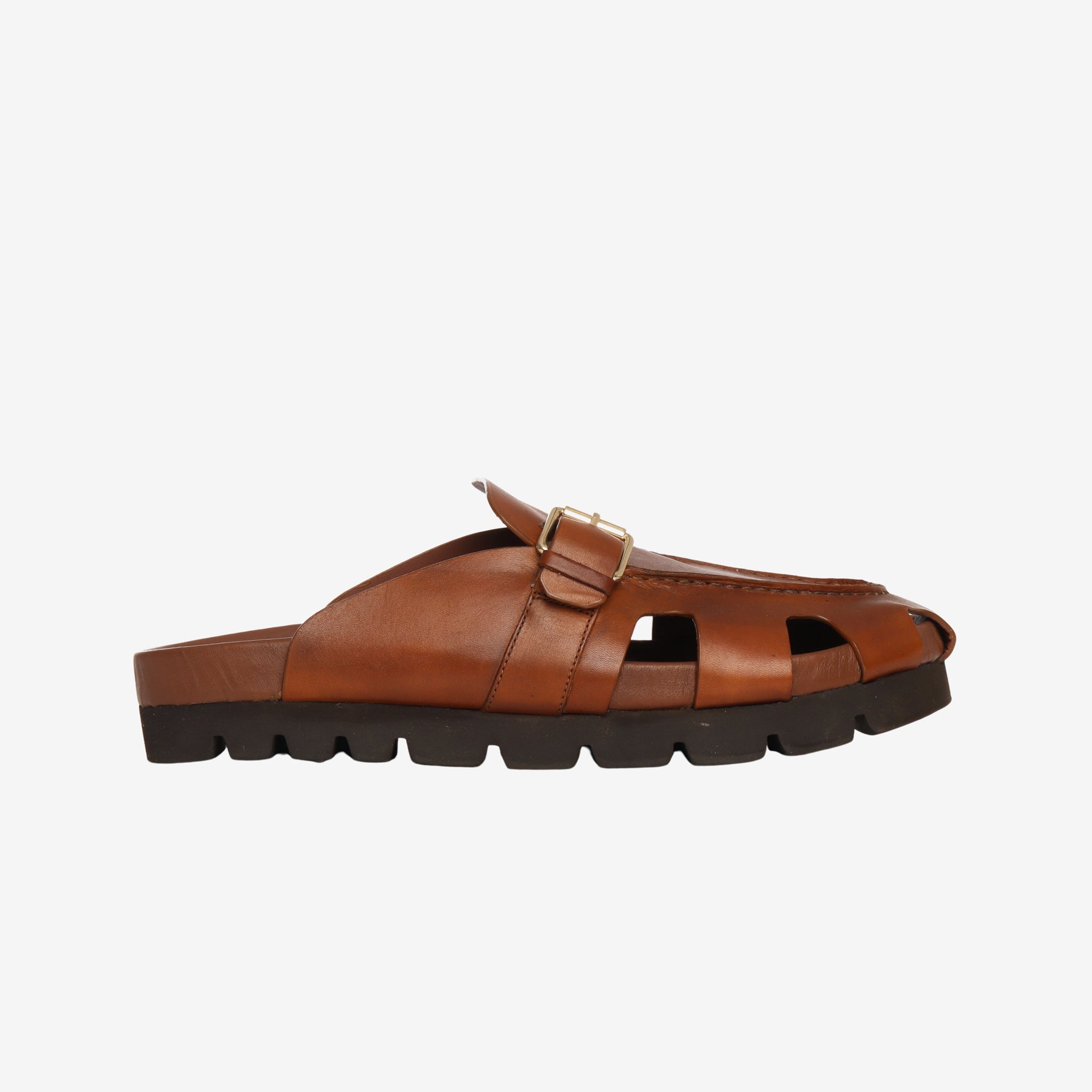Leather Clog Sandals