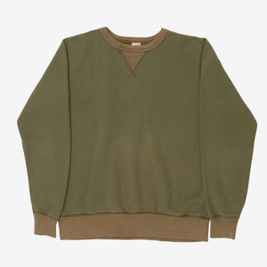 4-Needle Plain Sweatshirt