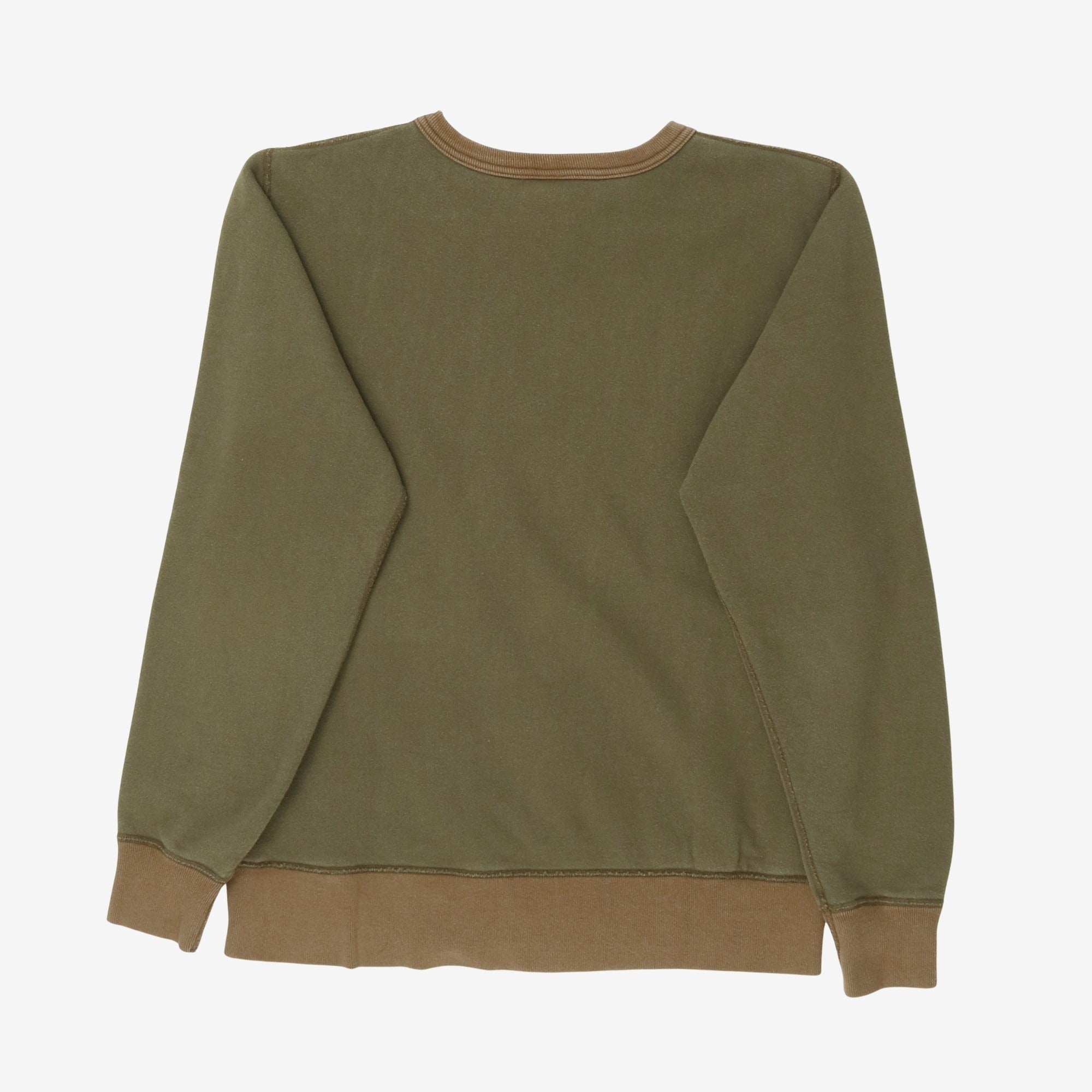4-Needle Plain Sweatshirt