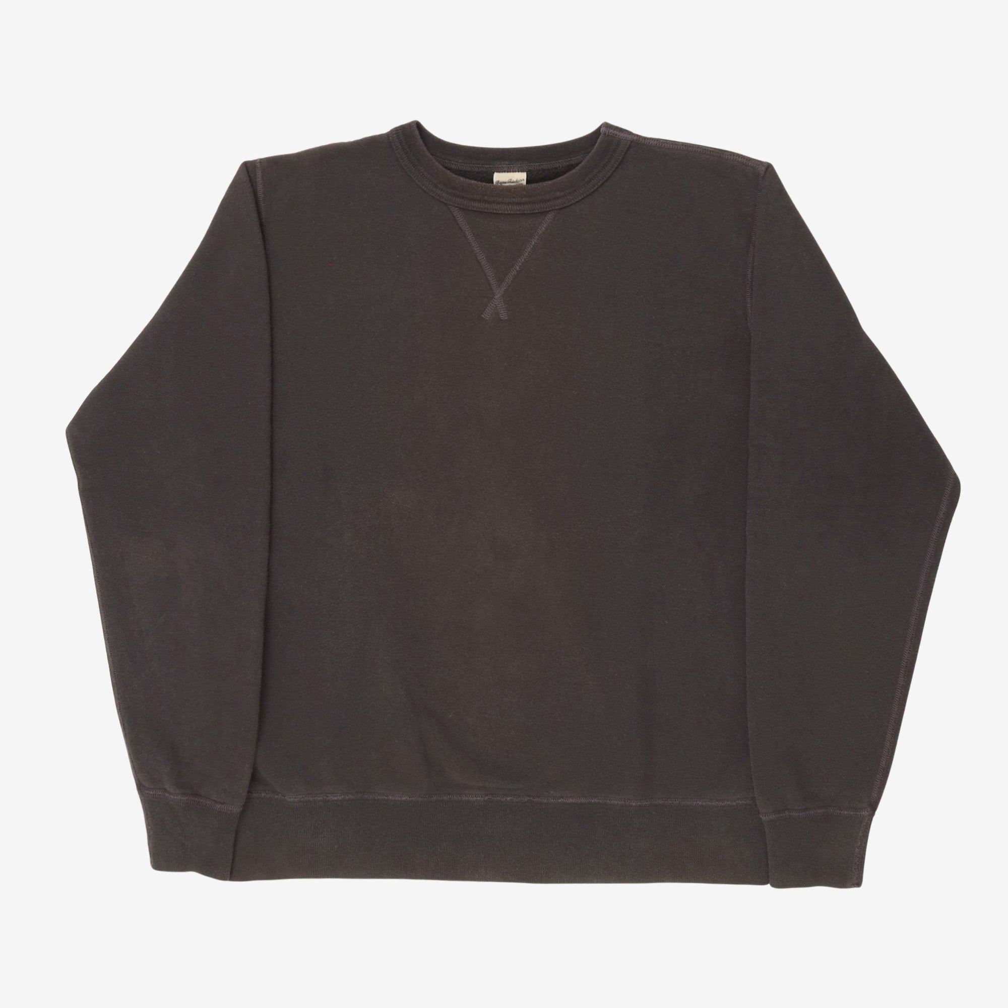 4-Needle Plain Sweatshirt