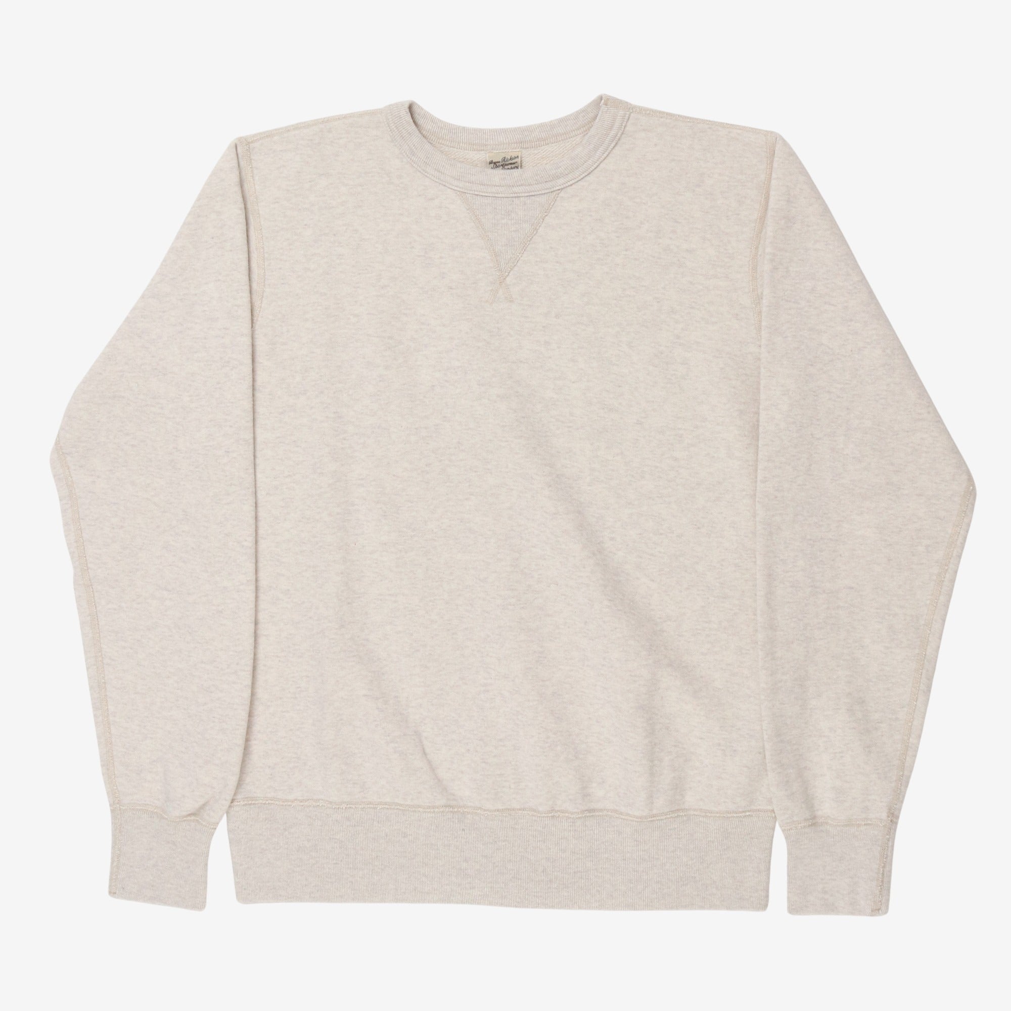 4-Needle Plain Sweatshirt
