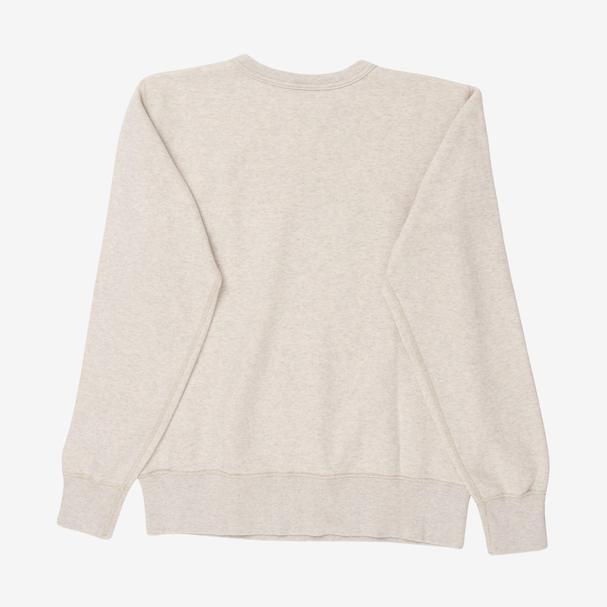 4-Needle Plain Sweatshirt