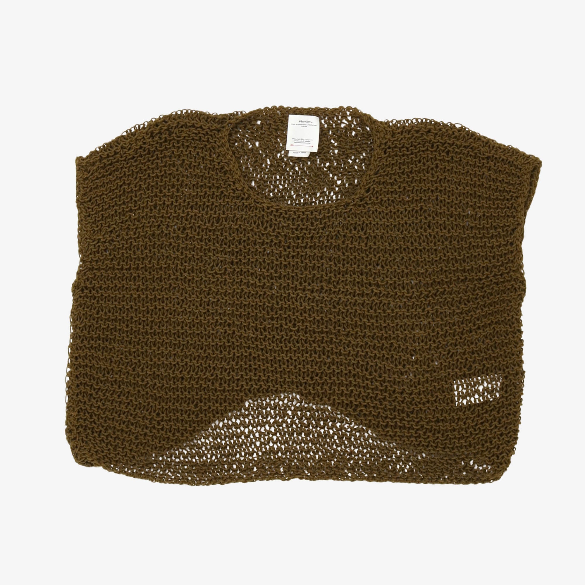 Lattice Vest Hand-Knit