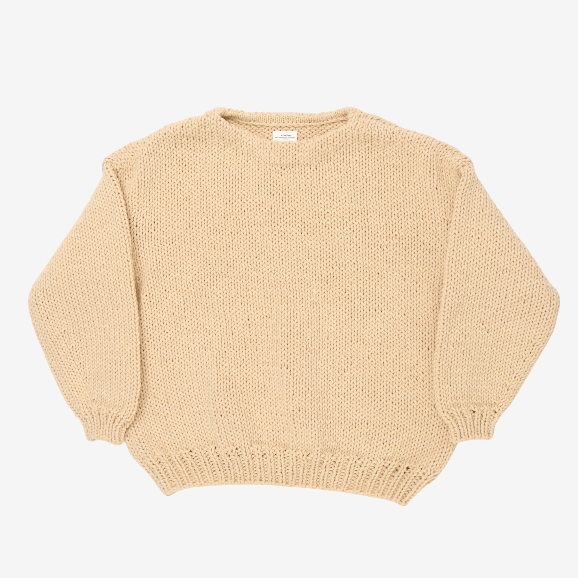 Amplus Boatneck Hand-Knit Sweater