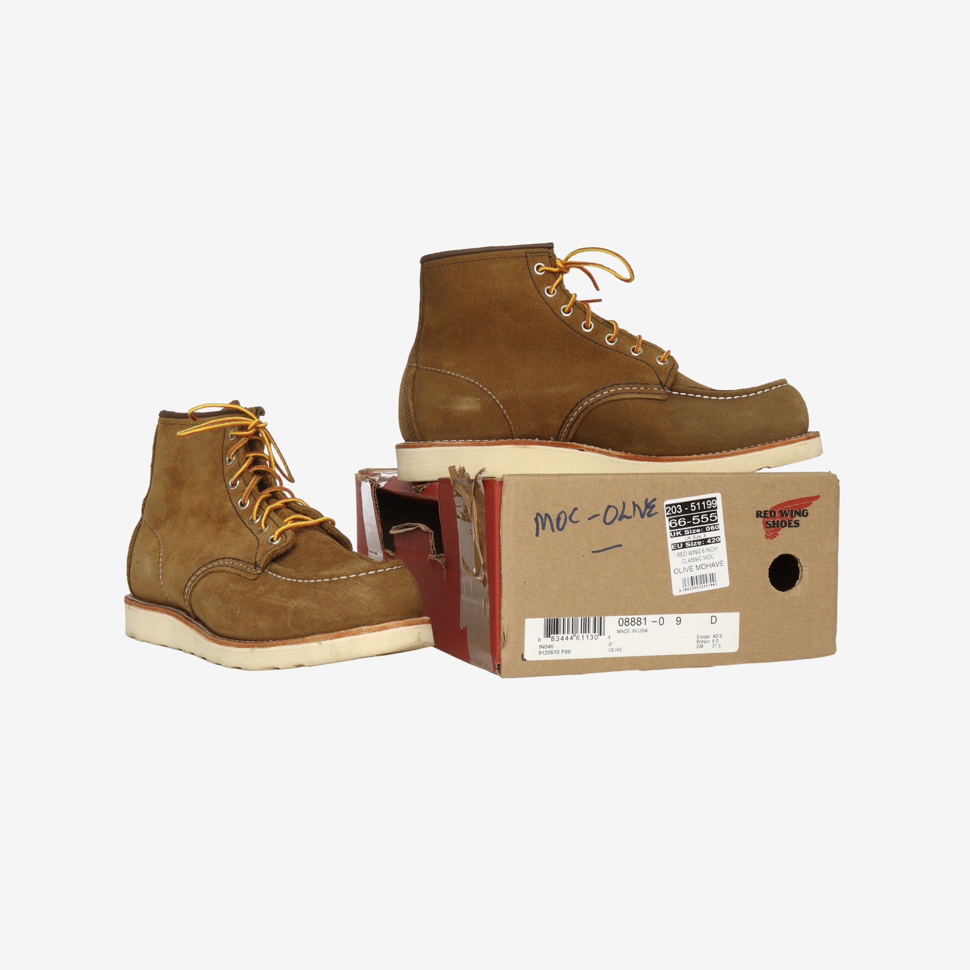 Rought-Out 6" Moc Toe Boots
