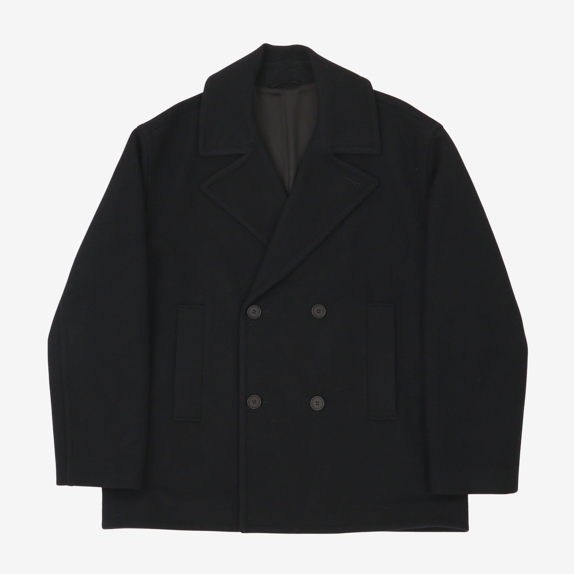 Wool Blend Pea Coat