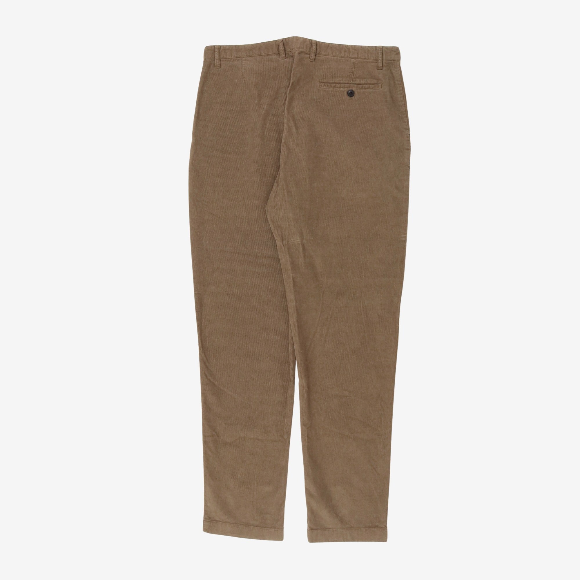 Pleated Corduroy Trouser