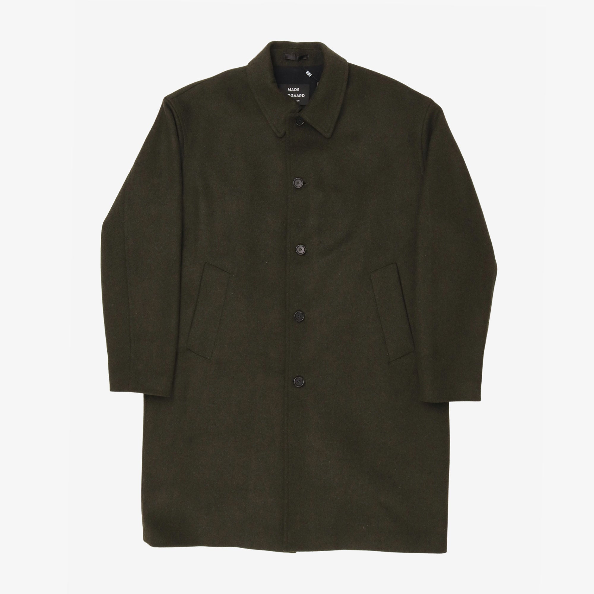 Wool Curtis Overcoat