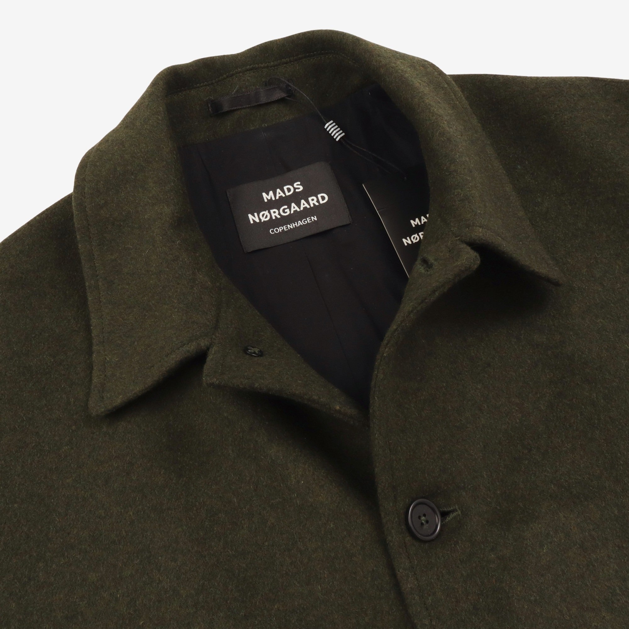 Wool Curtis Overcoat