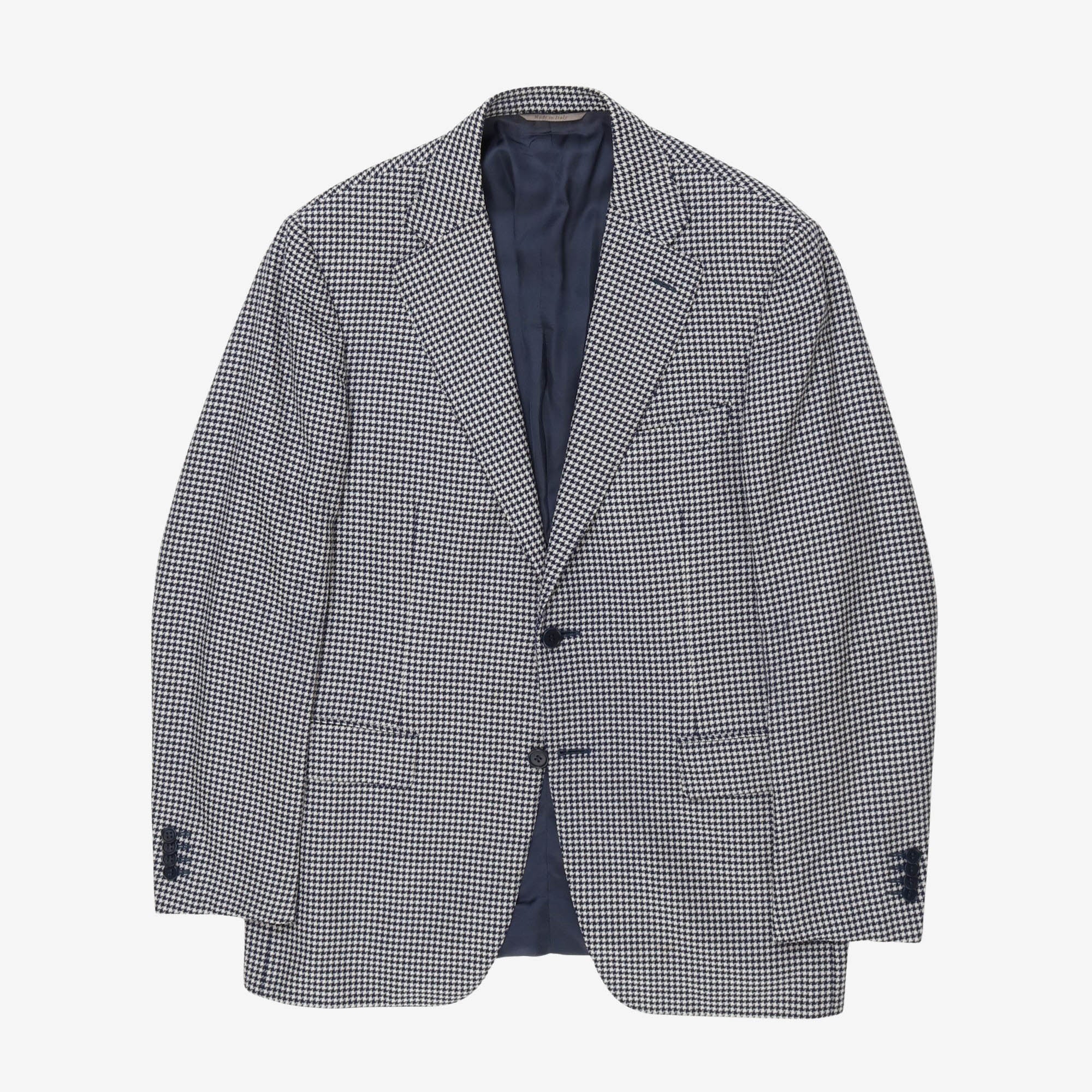 Houndstooth Check Blazer