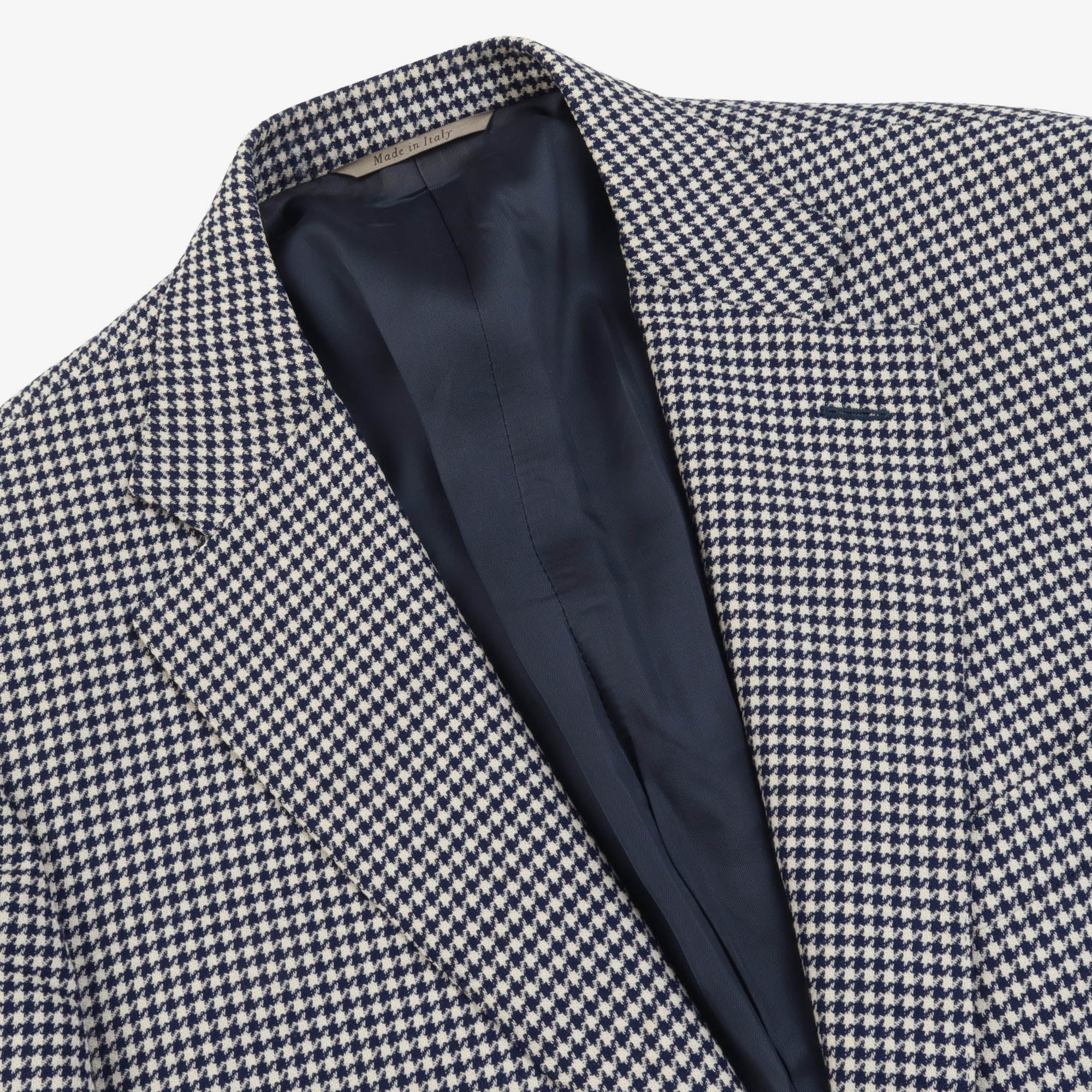 Houndstooth Check Blazer