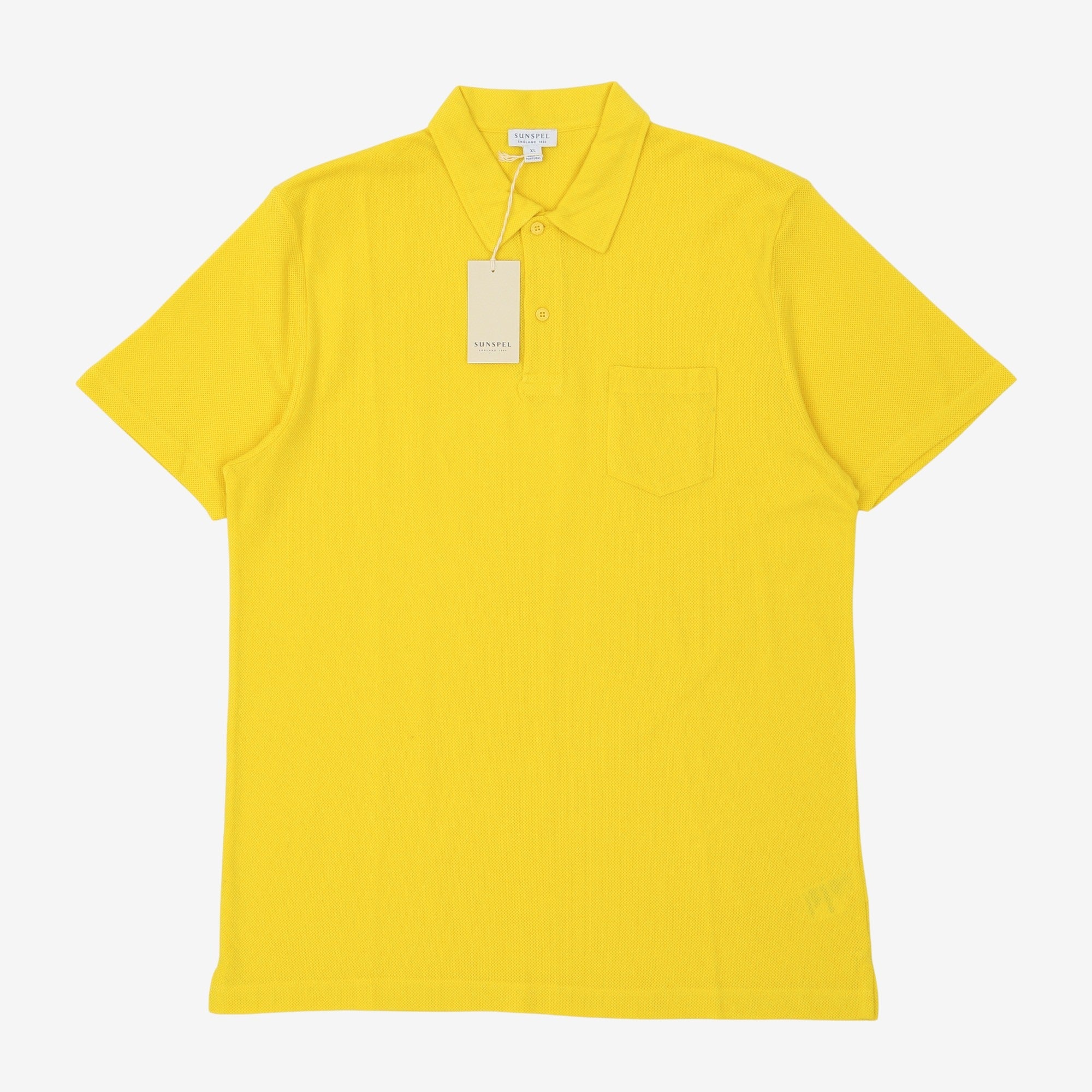Mesh Jersey Polo Shirt