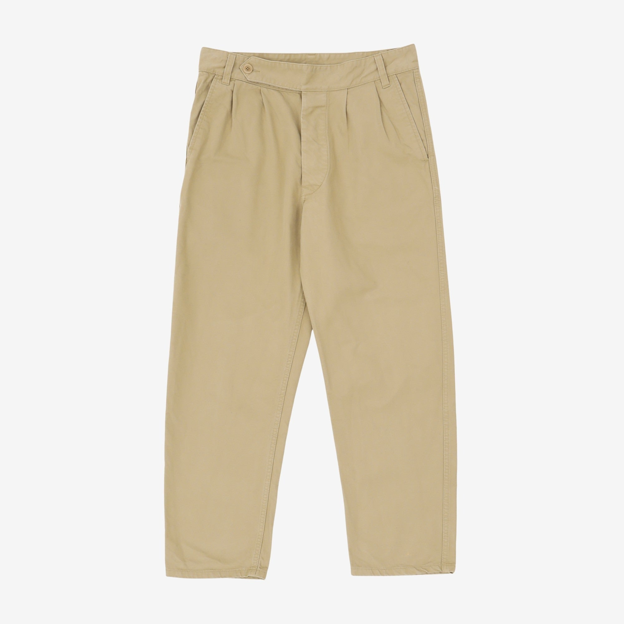 Pleated Chinos