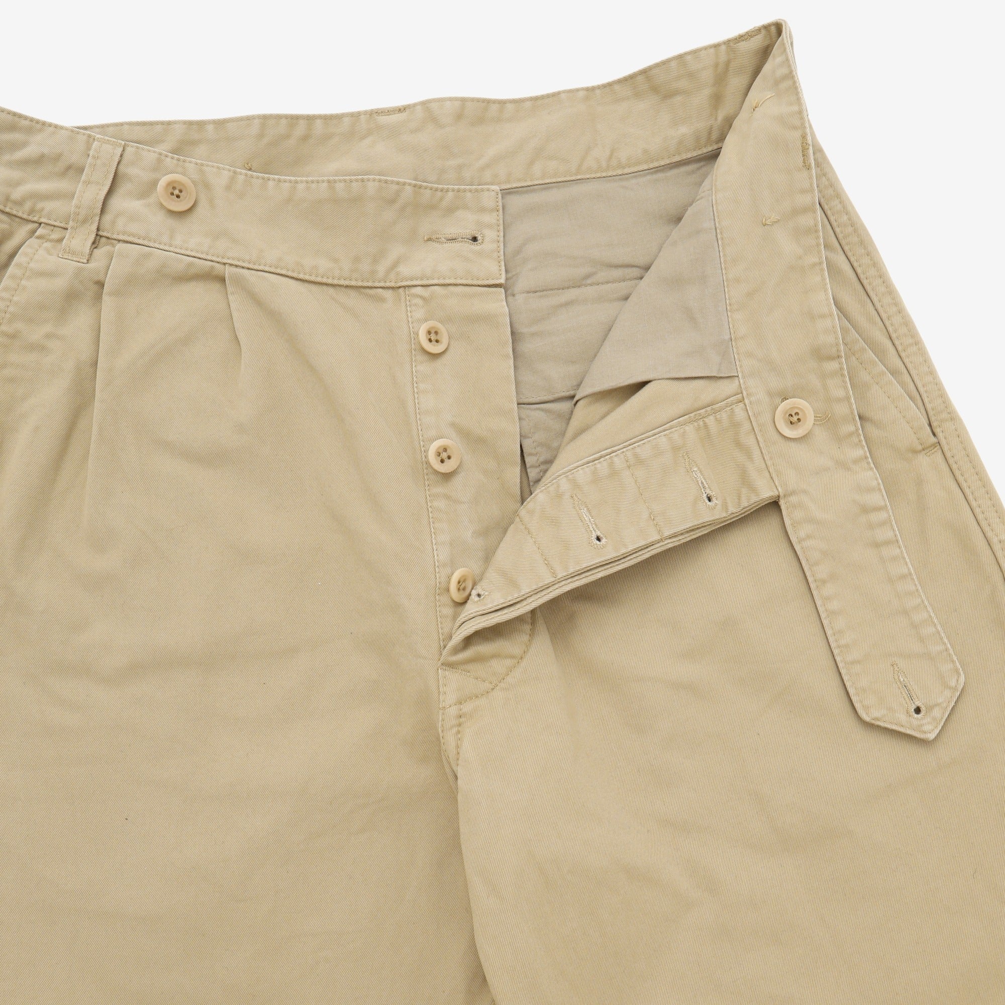 Pleated Chinos