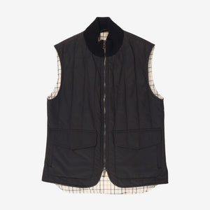 Quilted Vertical Stripe Gilet