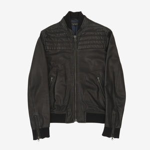 Lamb Leather Bomber Jacket