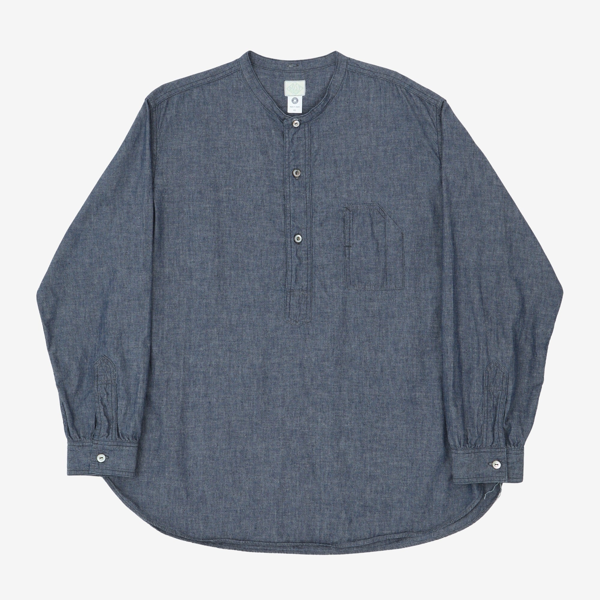 Collarless Chambray No. 1 Shirt