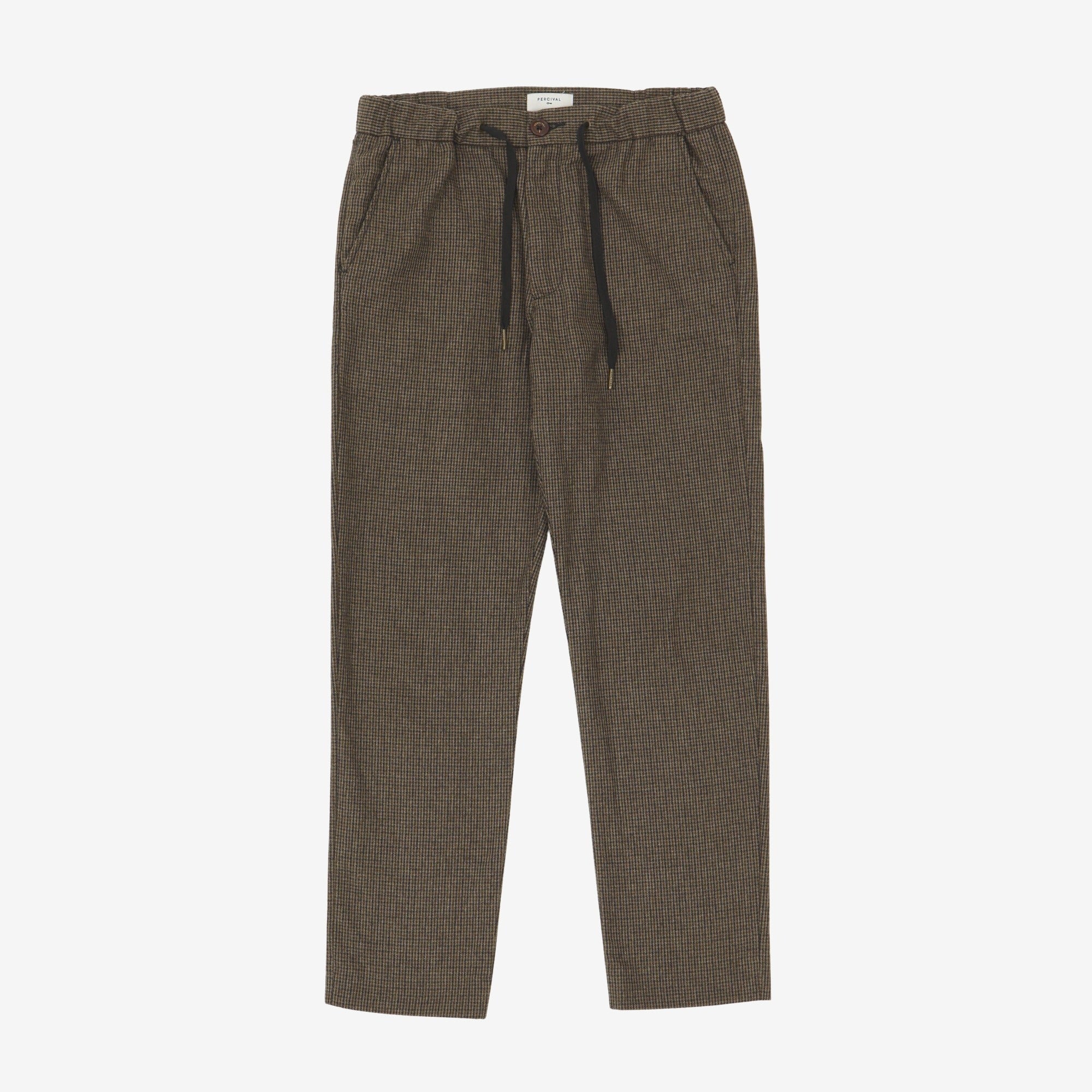 Drawstring Wool Blend Trouser