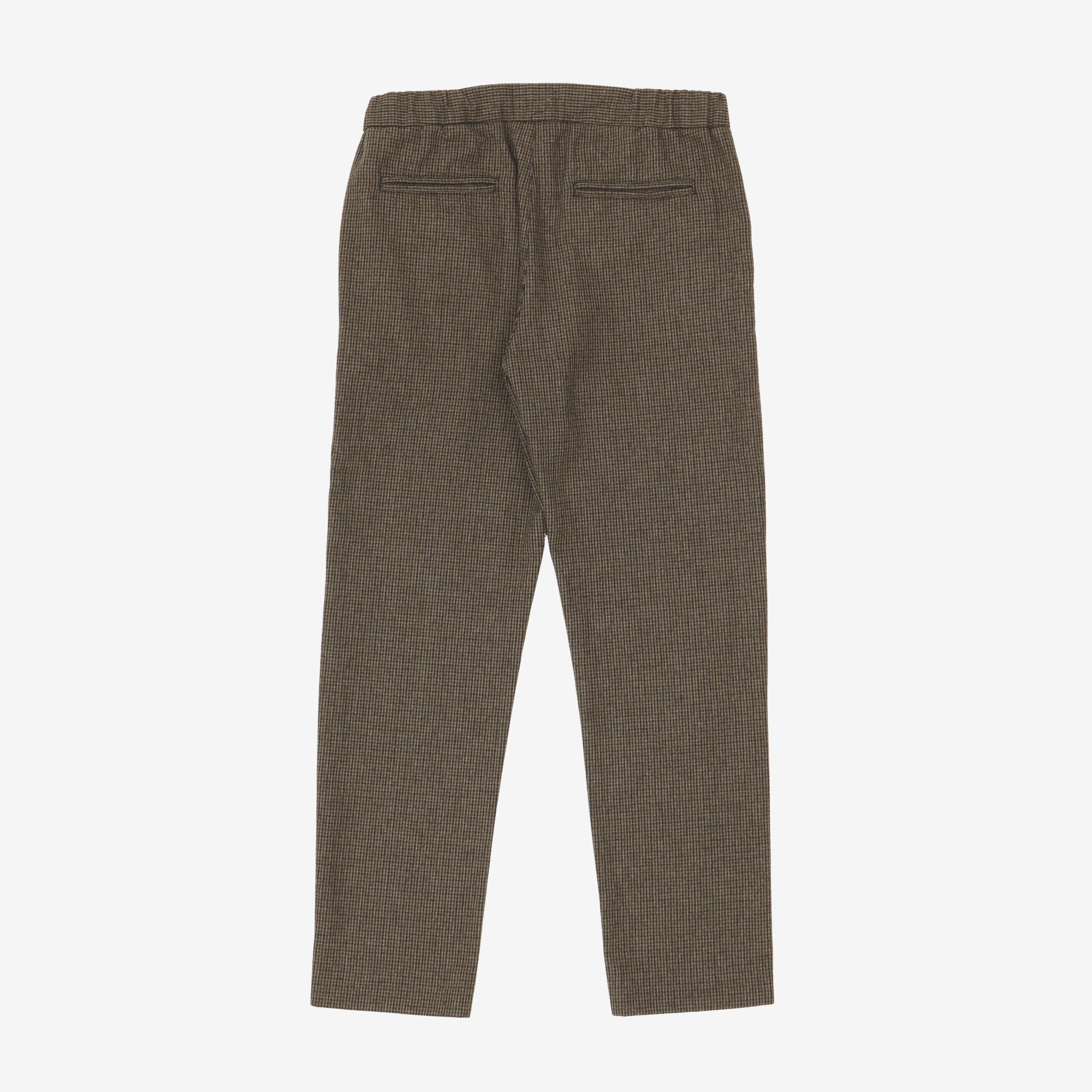 Drawstring Wool Blend Trouser
