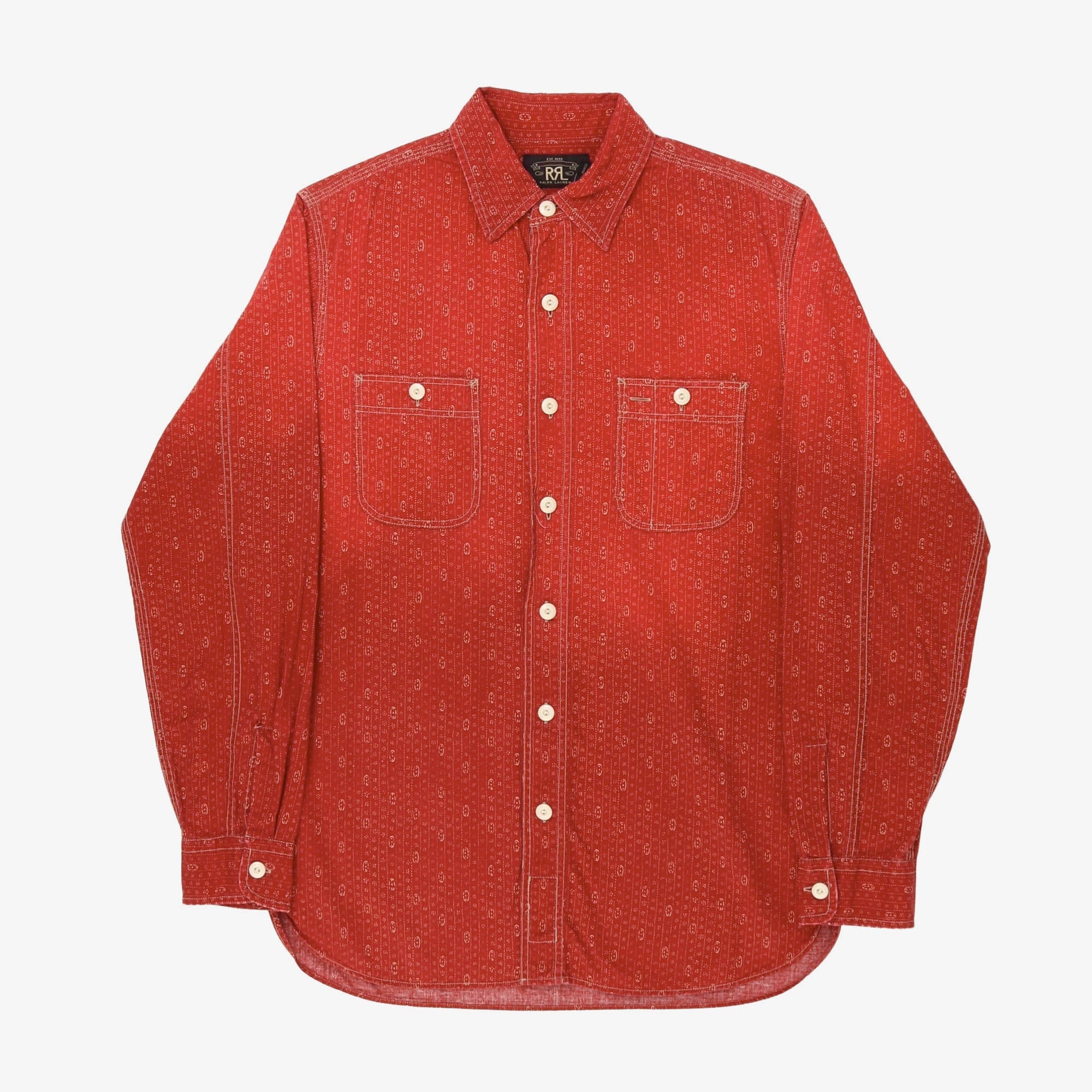 Patterned Work Shirt
