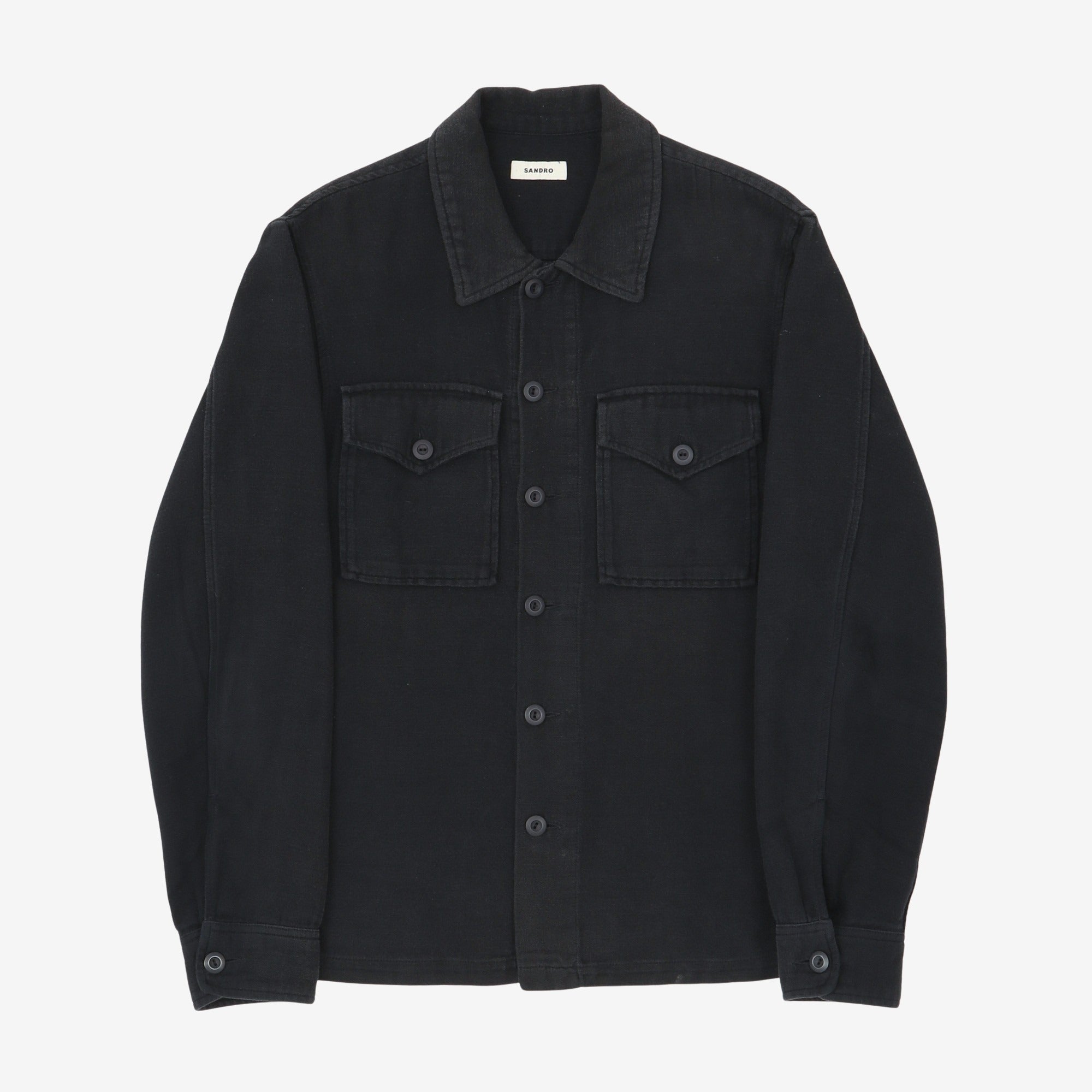 Cotton Linen Fatigue Shirt