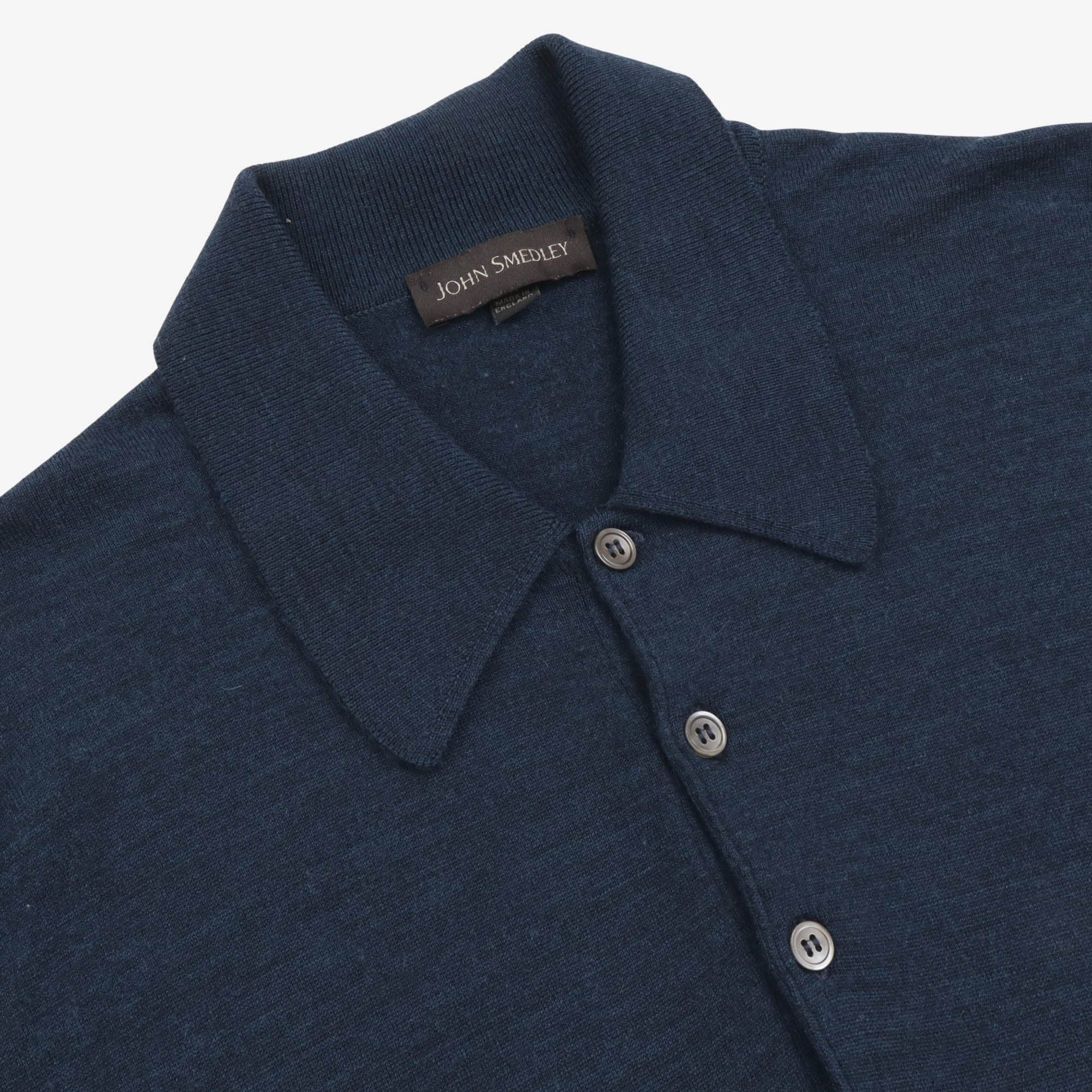Fine LS Knit Polo