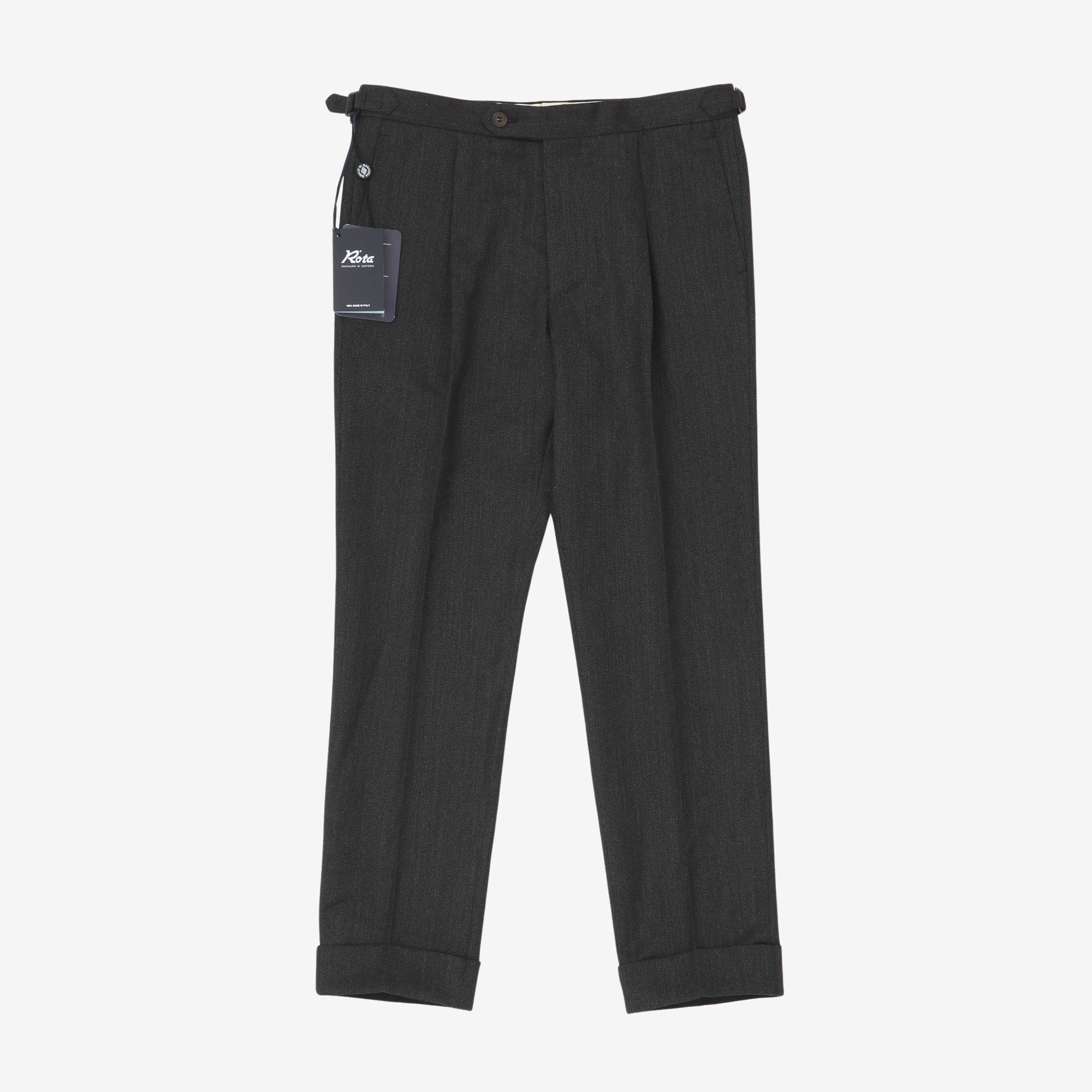 Cotton Pleated Trouser (32W x 29L)