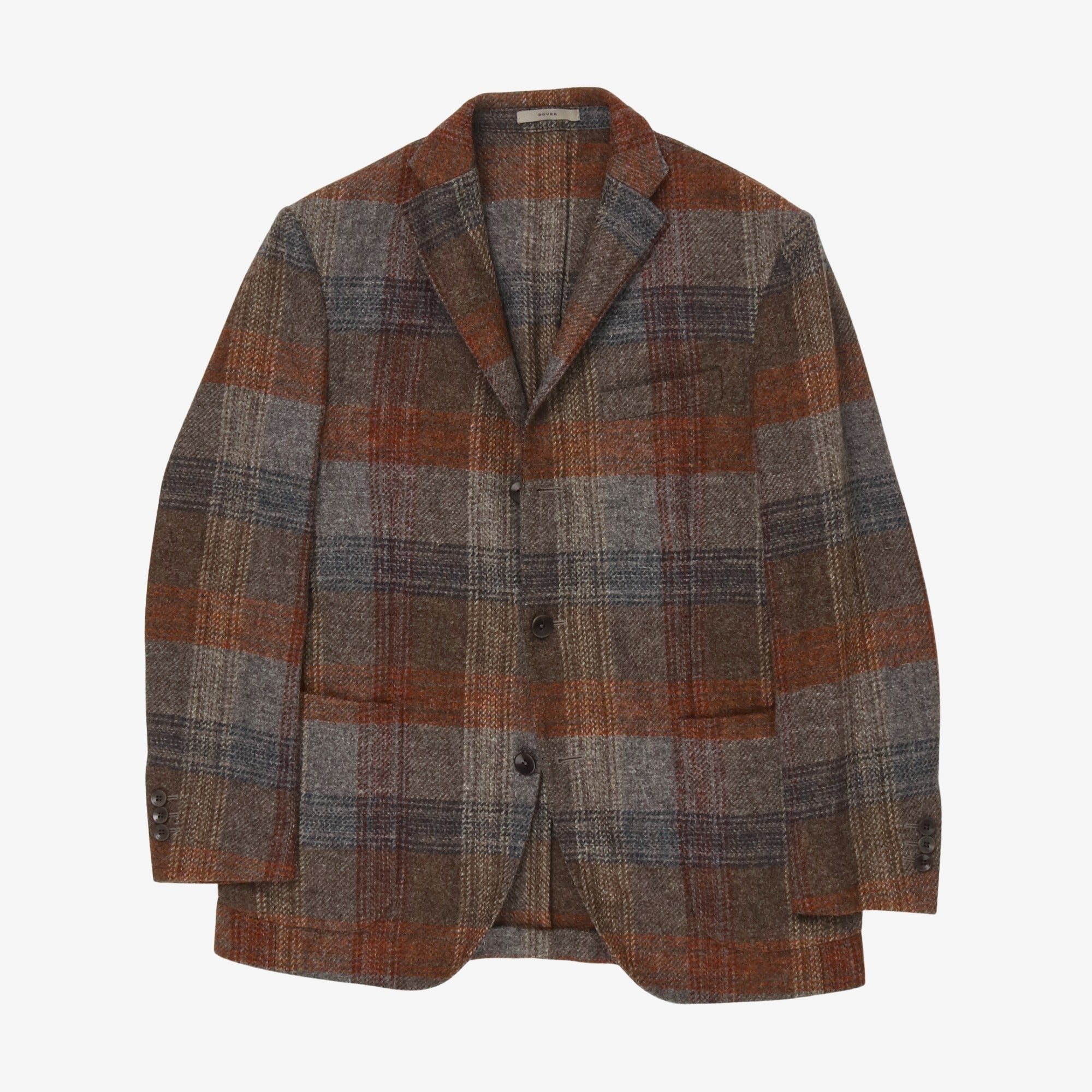 Wool Check Dover Jacket (Fits UK38)