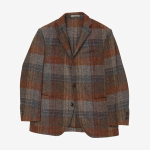 Wool Check Dover Jacket (Fits UK38)